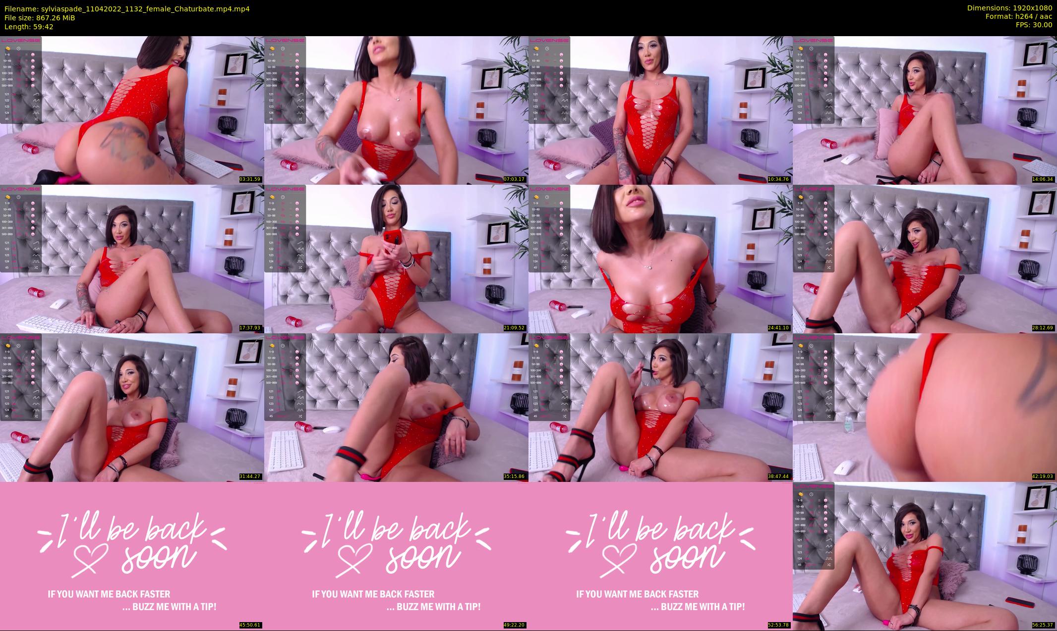 sylviaspade — 60 minute Chaturbate female cam show recording, 1080p, Apr 11, 2022