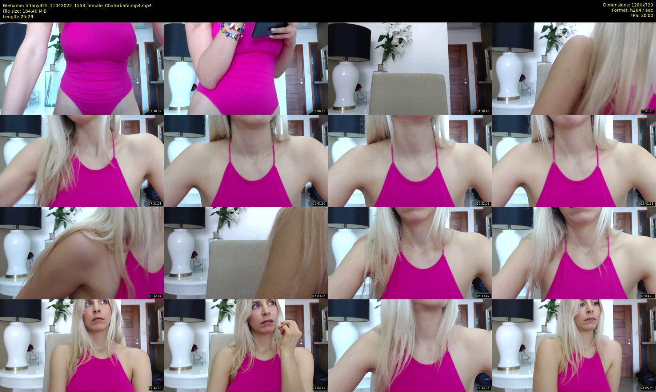 tiffany925 — 26 minute Chaturbate female cam show recording, 720p, Apr 11, 2022