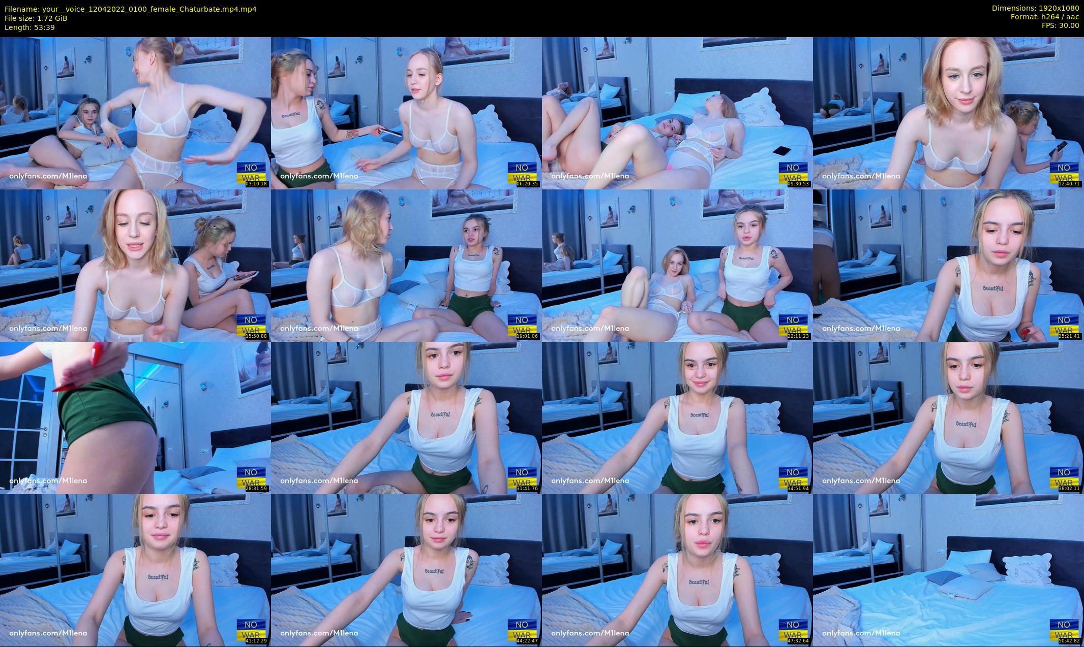 your__voice — 54 minute Chaturbate female cam show recording, 1080p, Apr 12, 2022