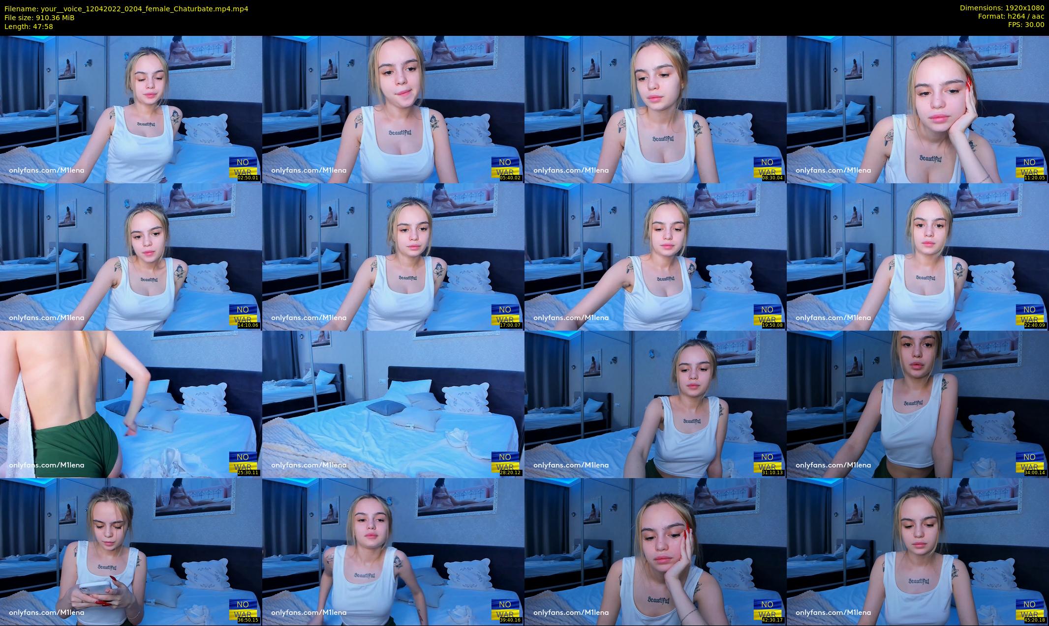 your__voice — 48 minute Chaturbate female cam show recording, 1080p, Apr 12, 2022