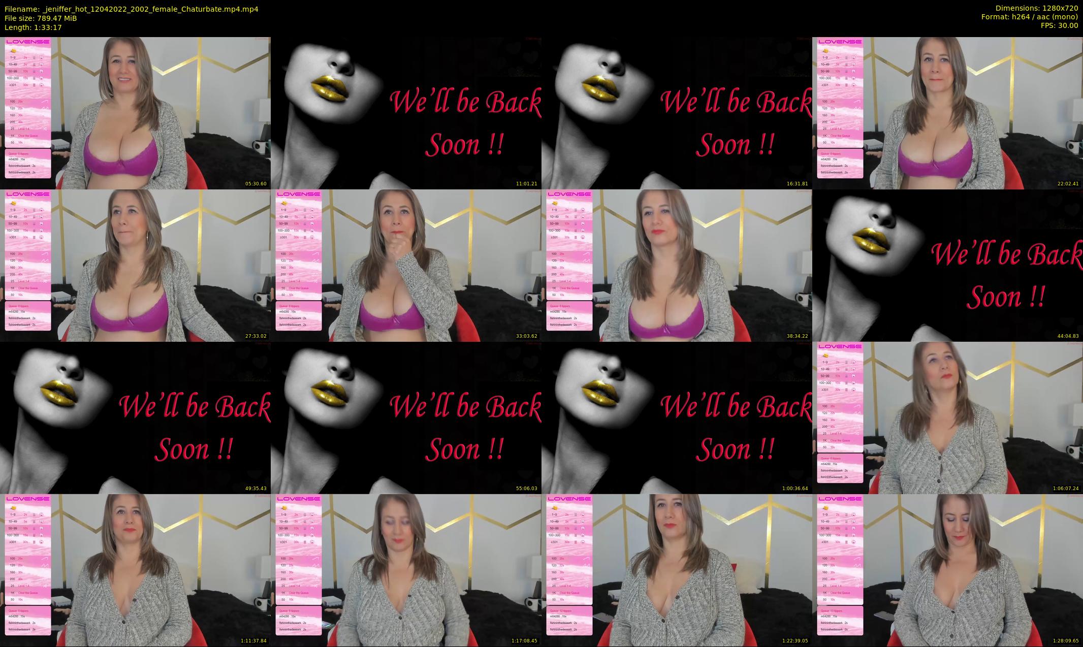 _jeniffer_hot — 94 minute Chaturbate female cam show recording, 720p, Apr 12, 2022