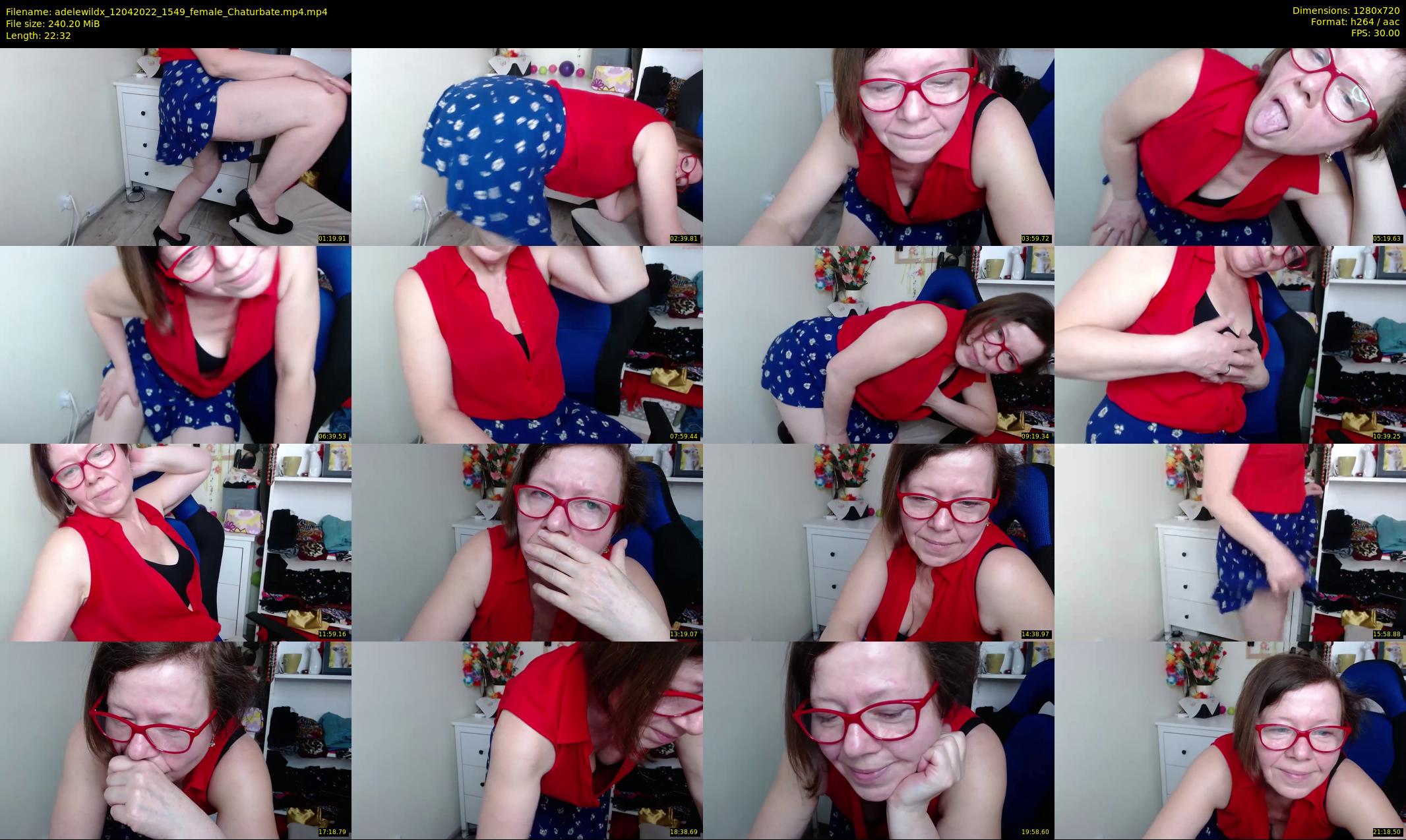 adelewildx — 23 minute Chaturbate female cam show recording, 720p, Apr 12, 2022