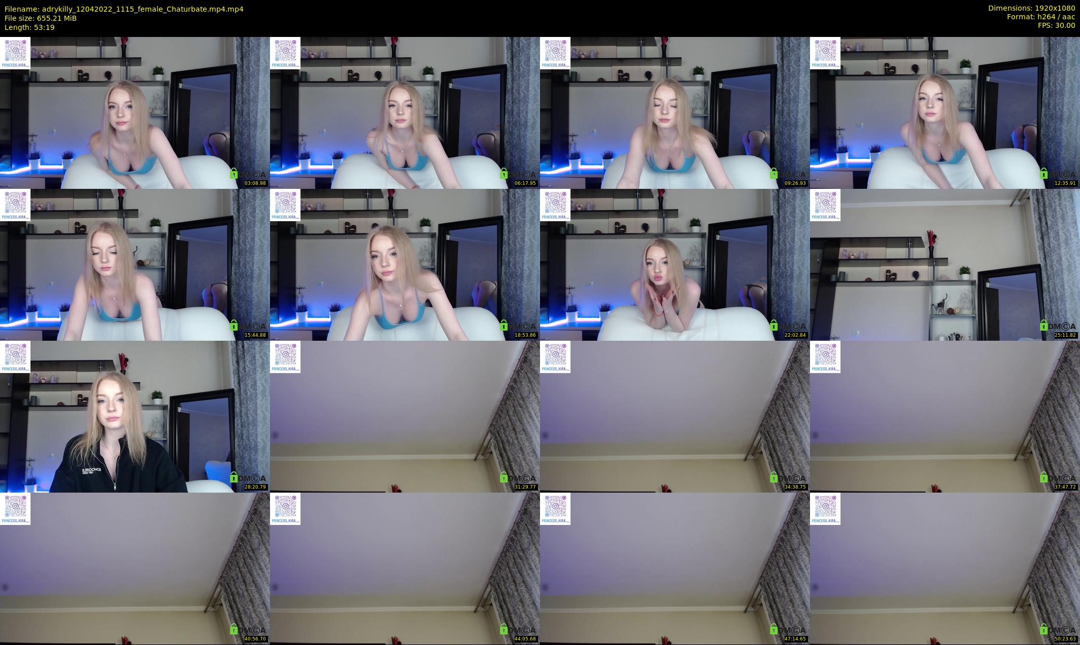 adrykilly — 54 minute Chaturbate female cam show recording, 1080p, Apr 12, 2022