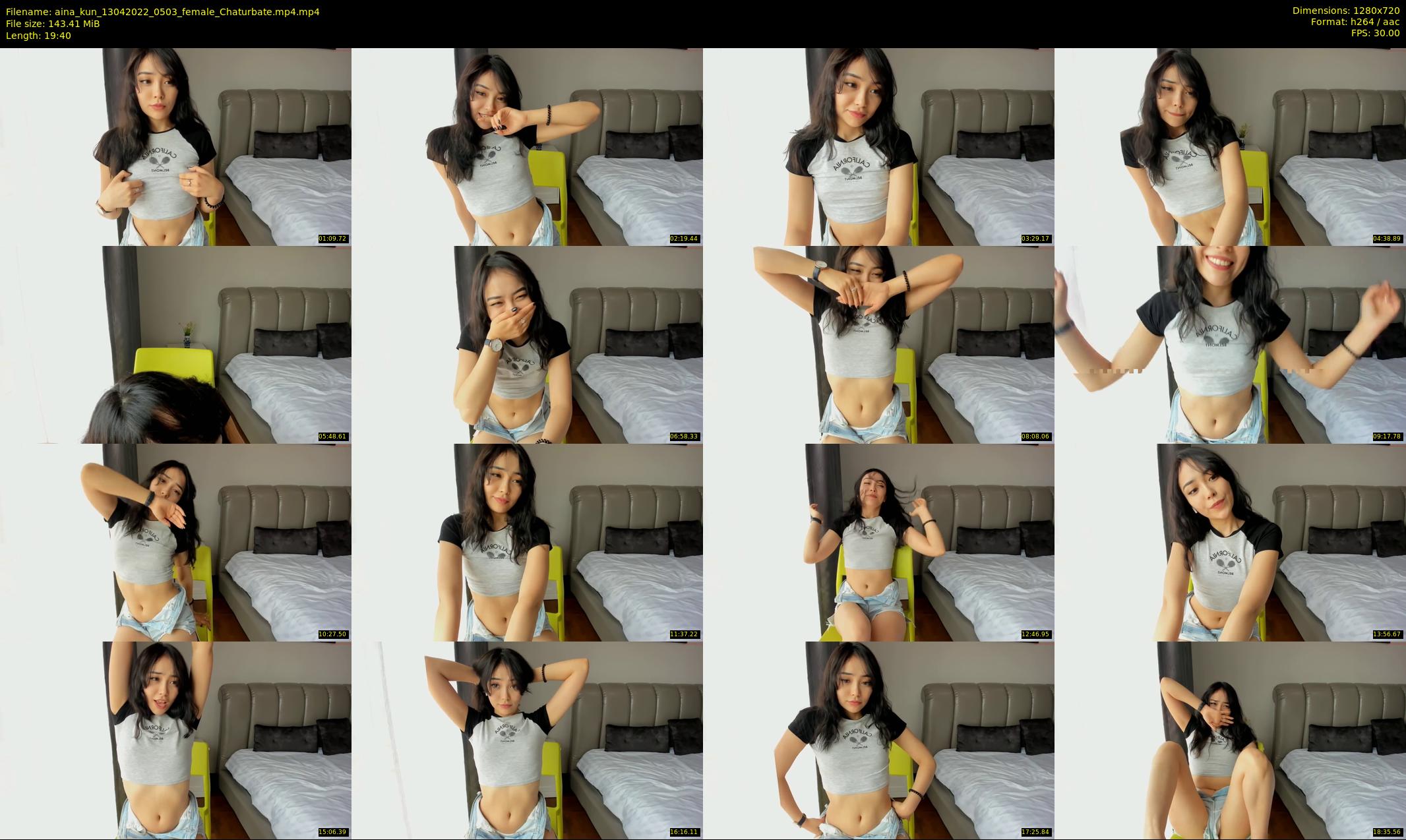 aina_kun — 20 minute Chaturbate female cam show recording, 720p, Apr 13, 2022