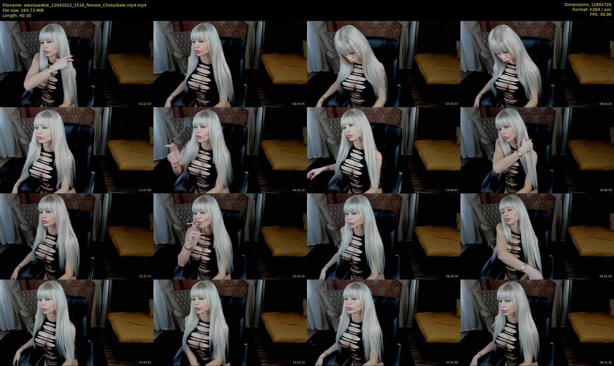 alexissadele — 41 minute Chaturbate female cam show recording, 720p, Apr 12, 2022