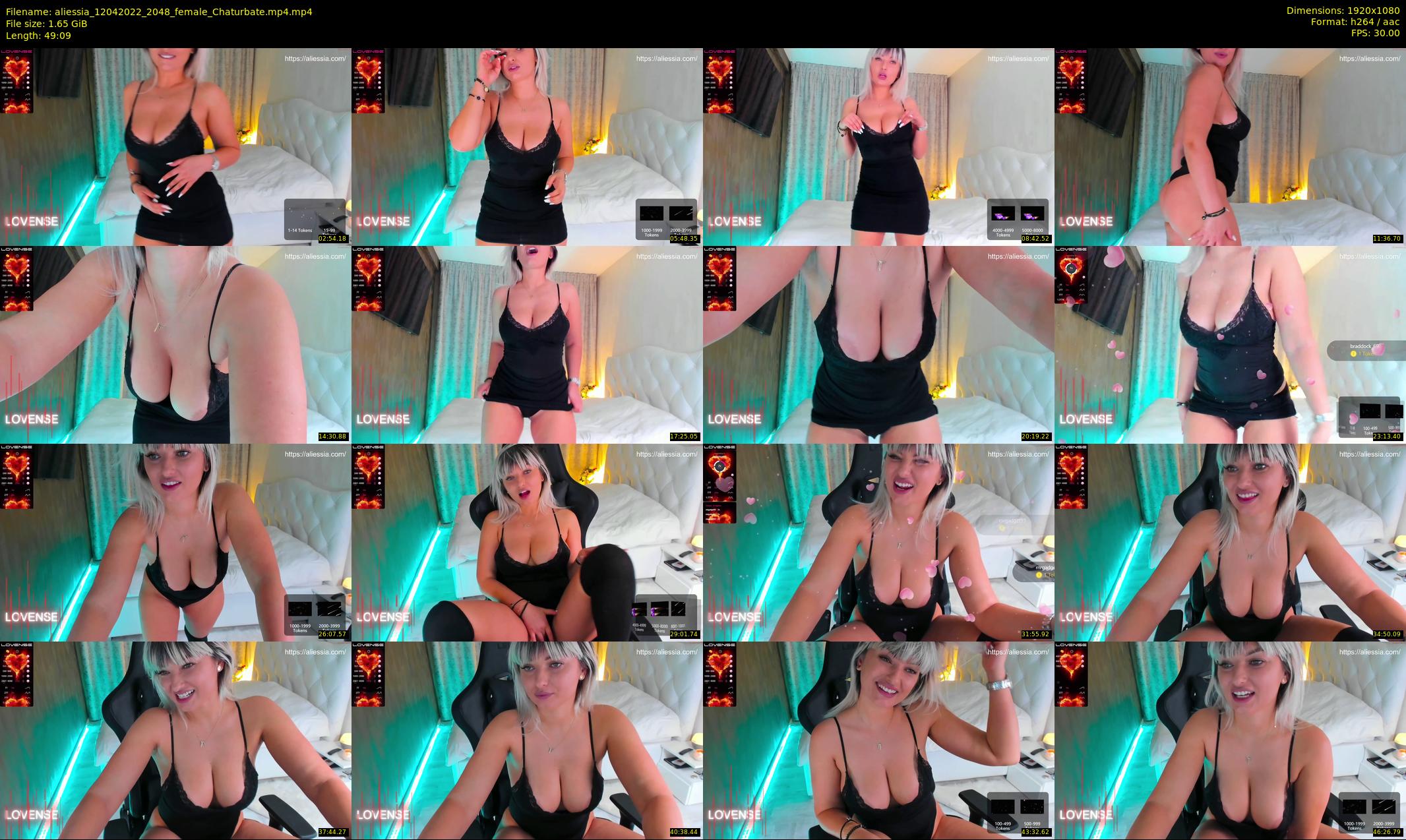 aliessia — 50 minute Chaturbate female cam show recording, 1080p, Apr 12, 2022