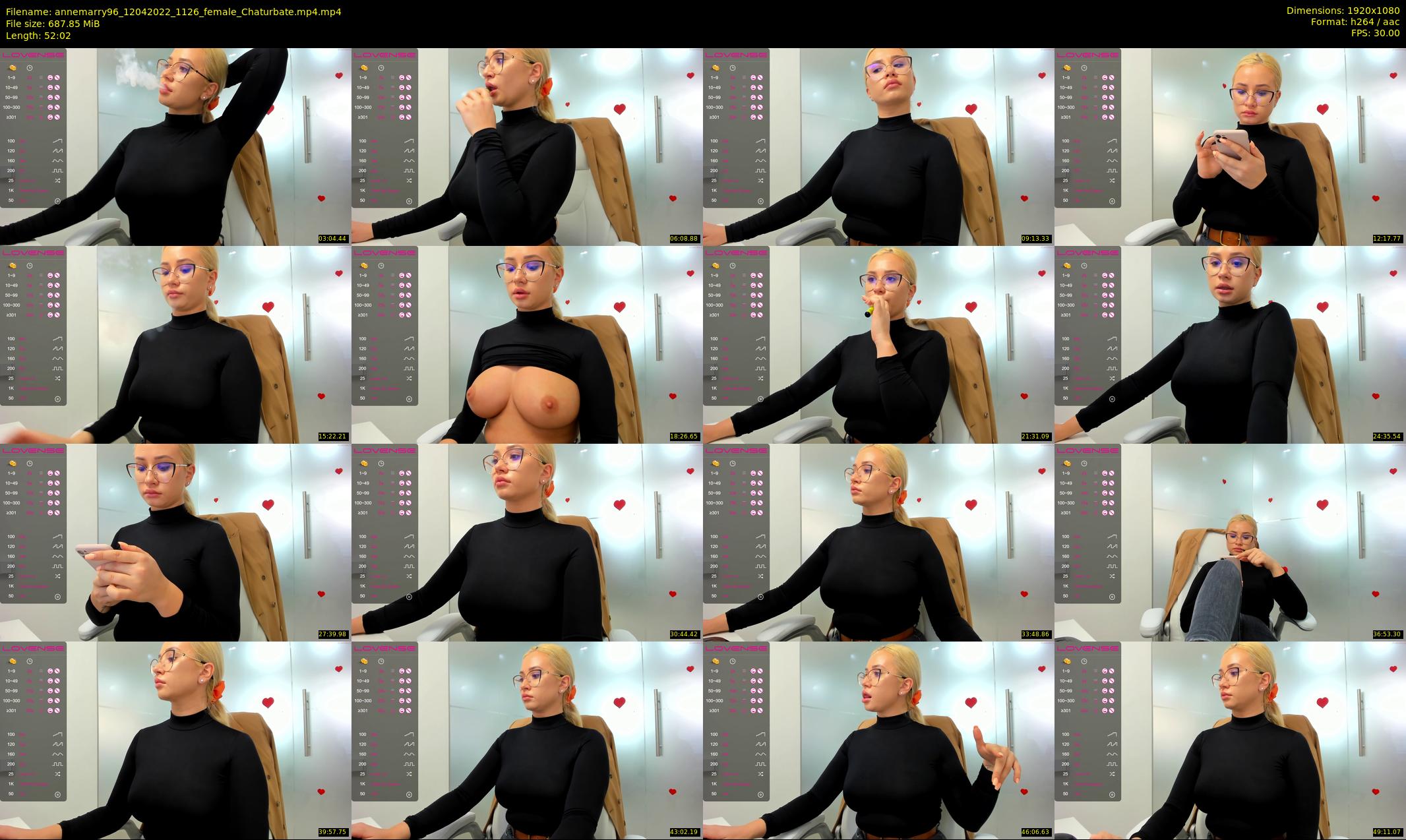 annemarry96 — 53 minute Chaturbate female cam show recording, 1080p, Apr 12, 2022