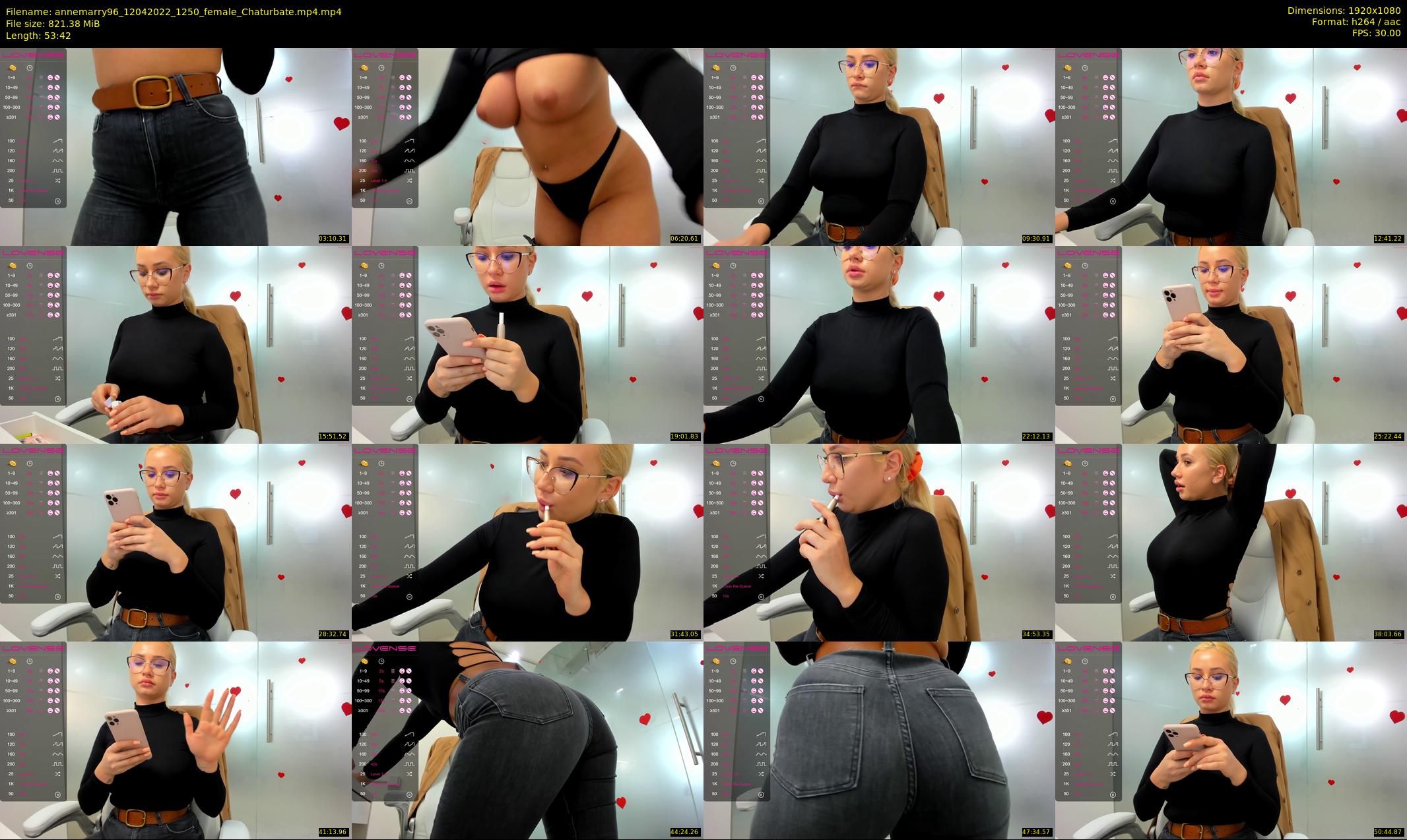 annemarry96 — 54 minute Chaturbate female cam show recording, 1080p, Apr 12, 2022