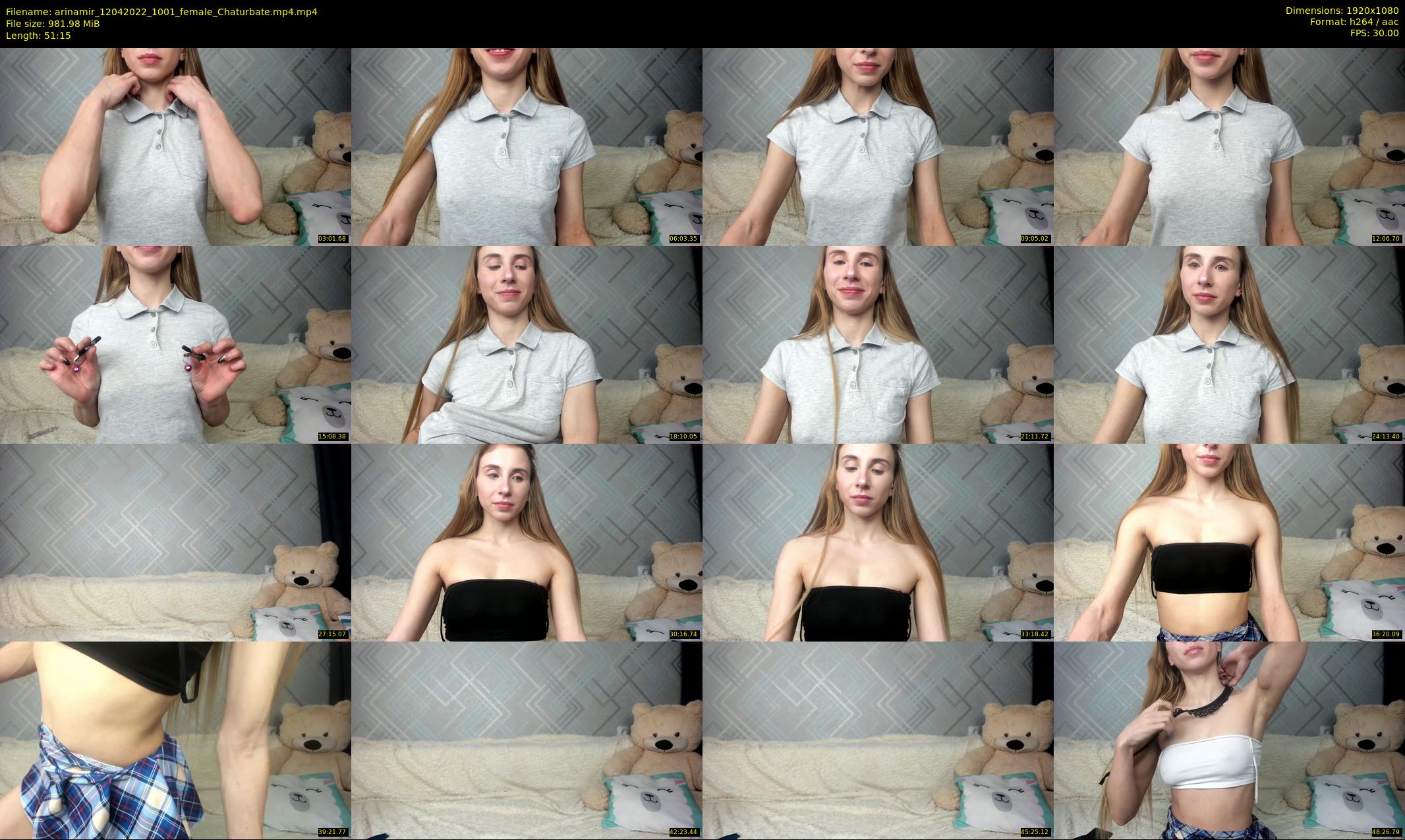 arinamir — 52 minute Chaturbate female cam show recording, 1080p, Apr 12, 2022