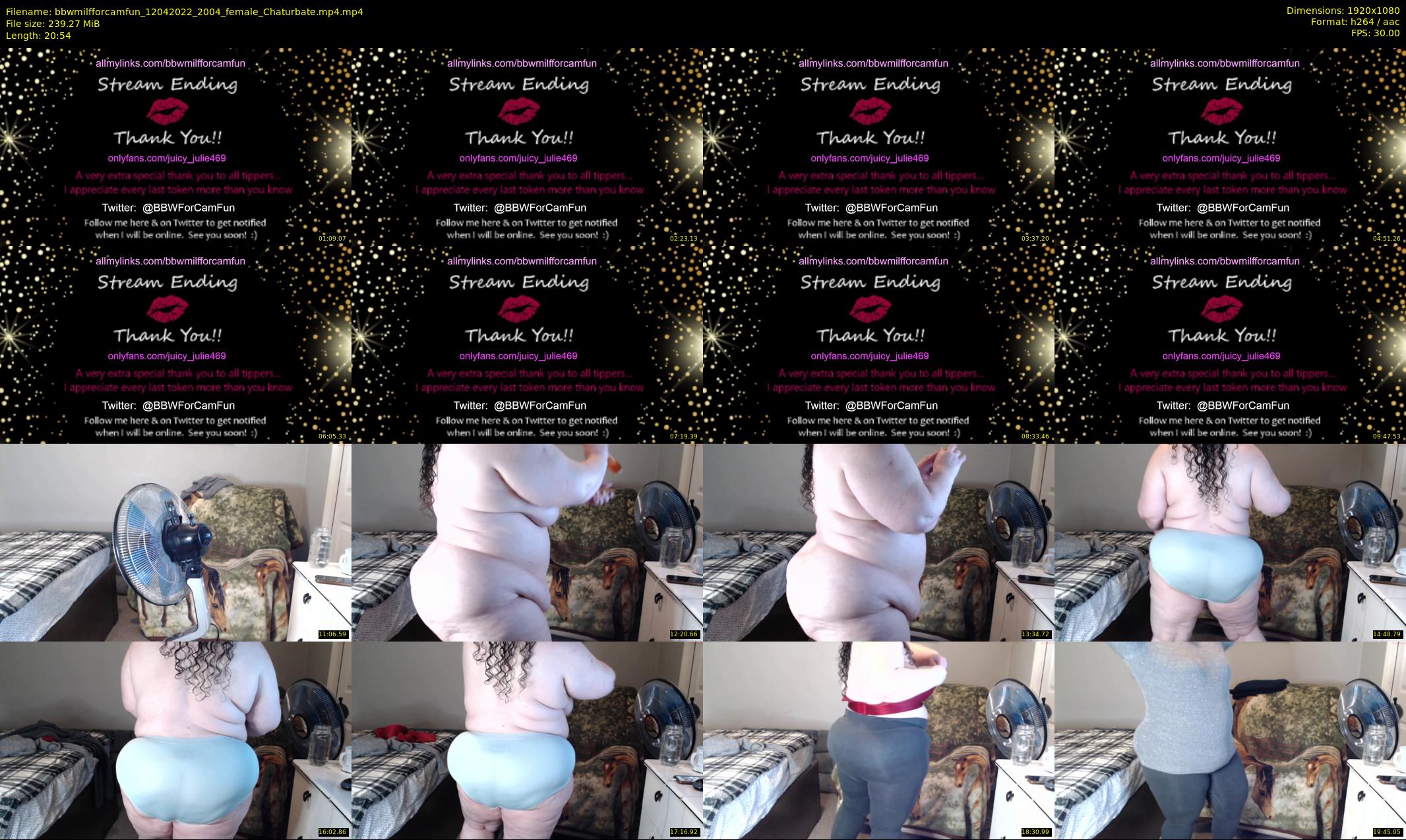 bbwmilfforcamfun — 21 minute Chaturbate female cam show recording, 1080p, Apr 12, 2022