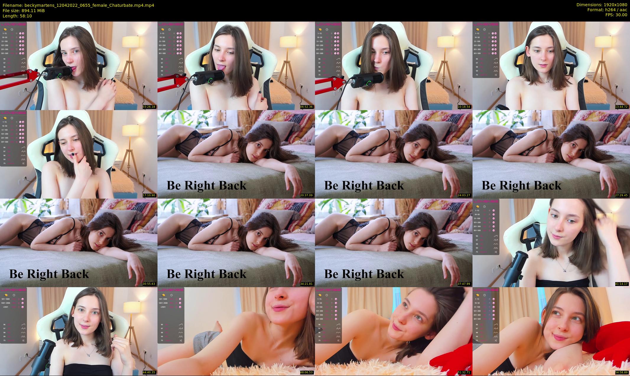 beckymartens — 59 minute Chaturbate female cam show recording, 1080p, Apr 12, 2022