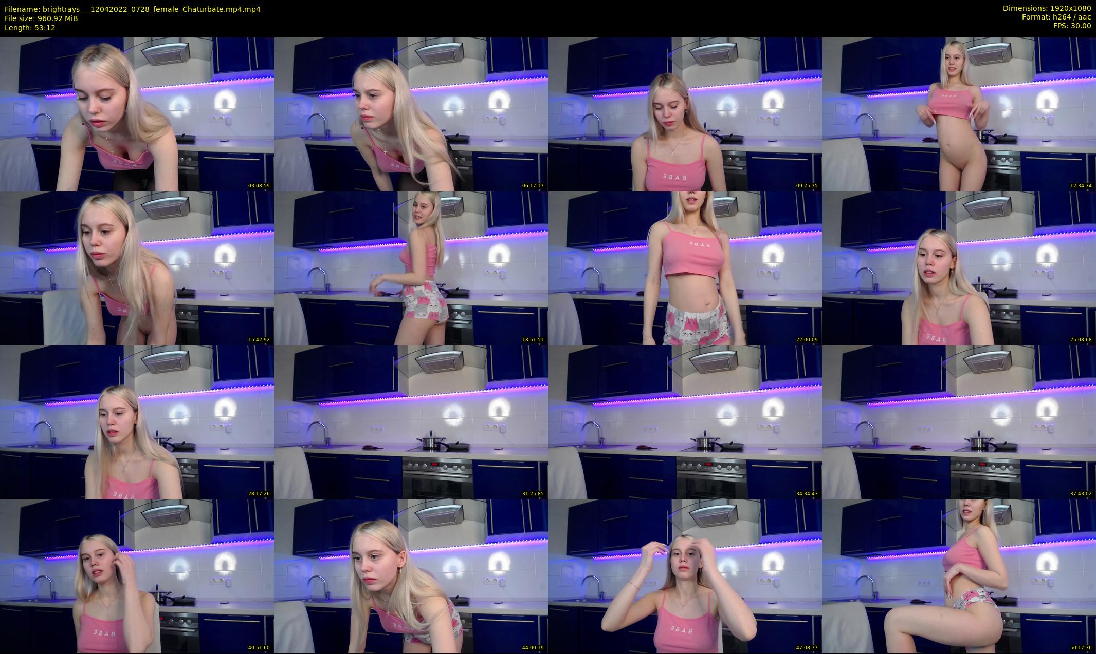 brightrays__ — 54 minute Chaturbate female cam show recording, 1080p, Apr 12, 2022
