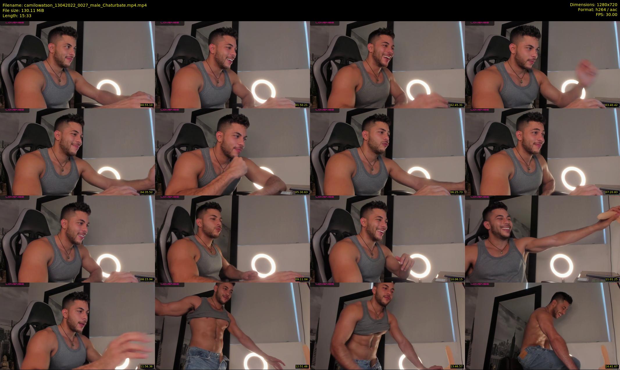 camilowatson — 16 minute Chaturbate male cam show recording, 720p, Apr 13, 2022