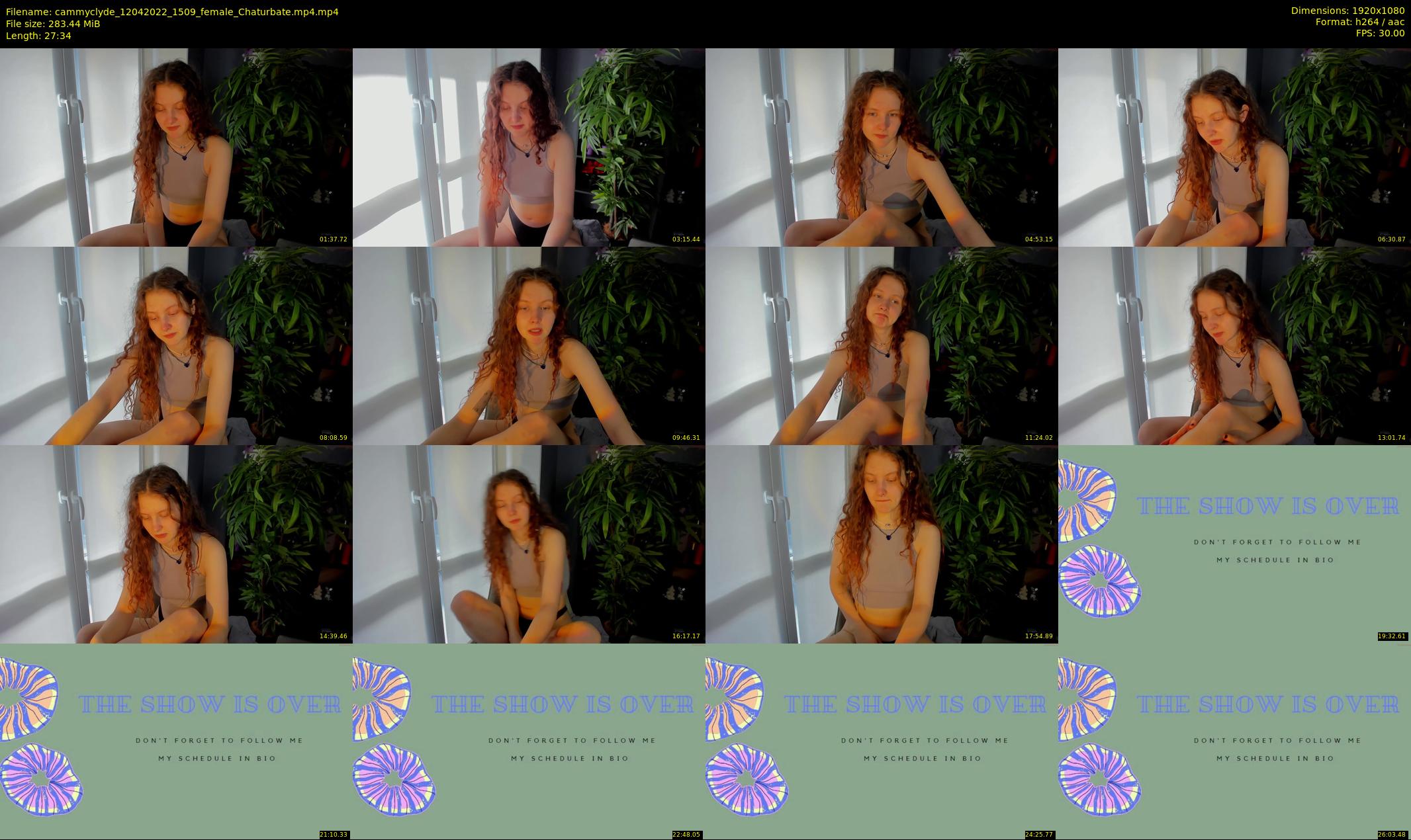 cammyclyde — 28 minute Chaturbate female cam show recording, 1080p, Apr 12, 2022