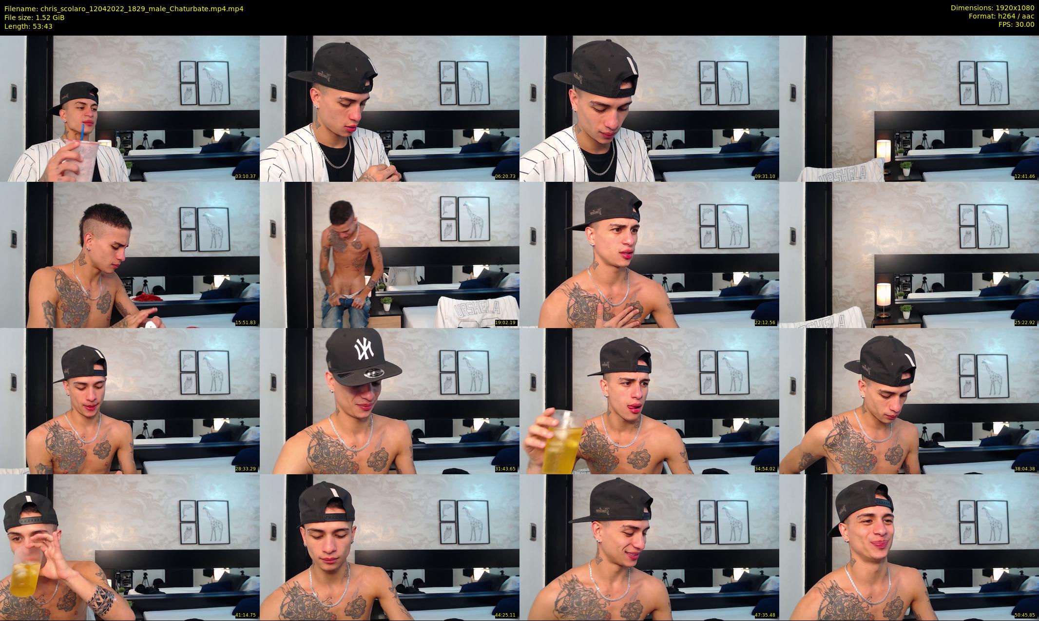 chris_scolaro — 54 minute Chaturbate male cam show recording, 1080p, Apr 12, 2022