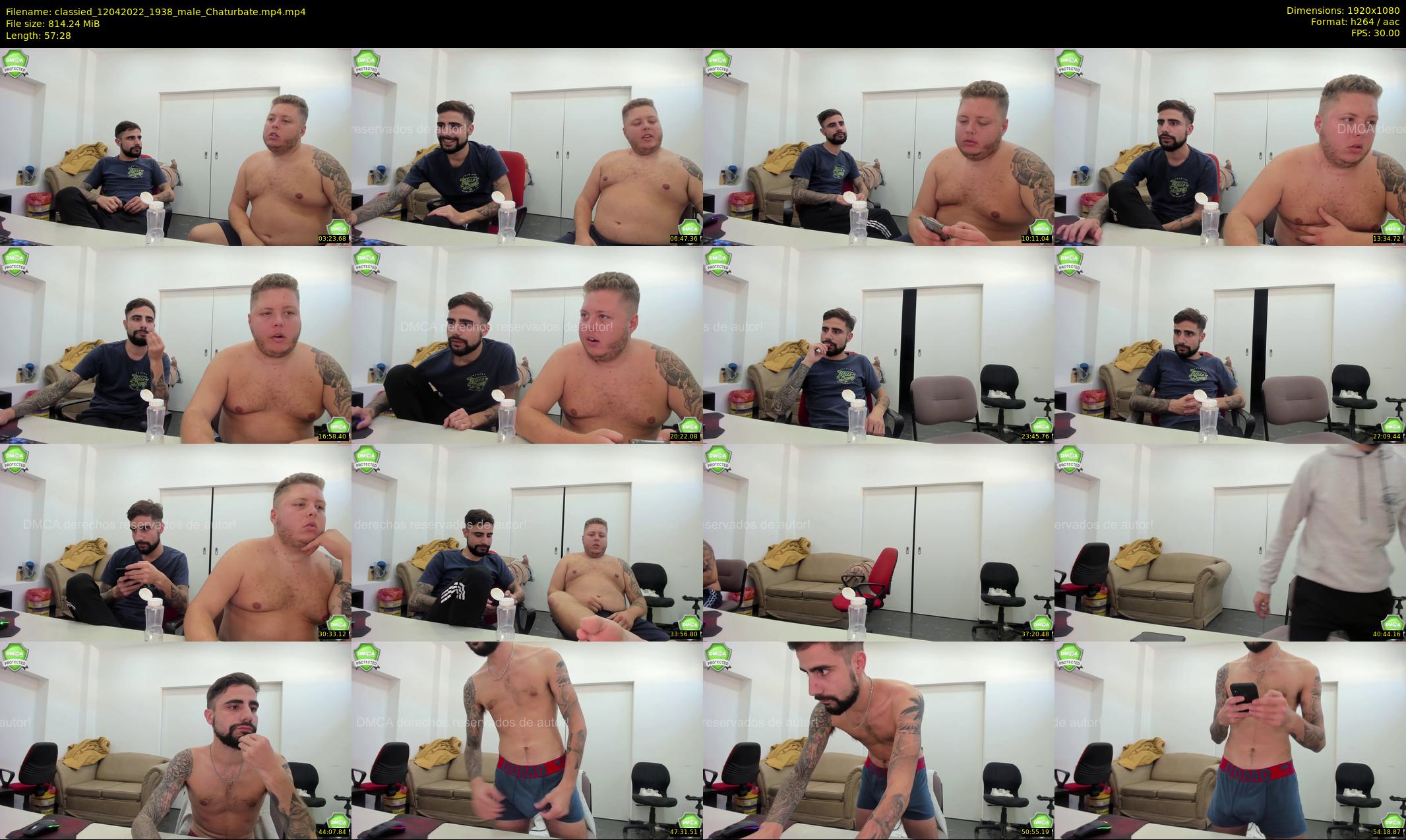 classied — 58 minute Chaturbate male cam show recording, 1080p, Apr 12, 2022
