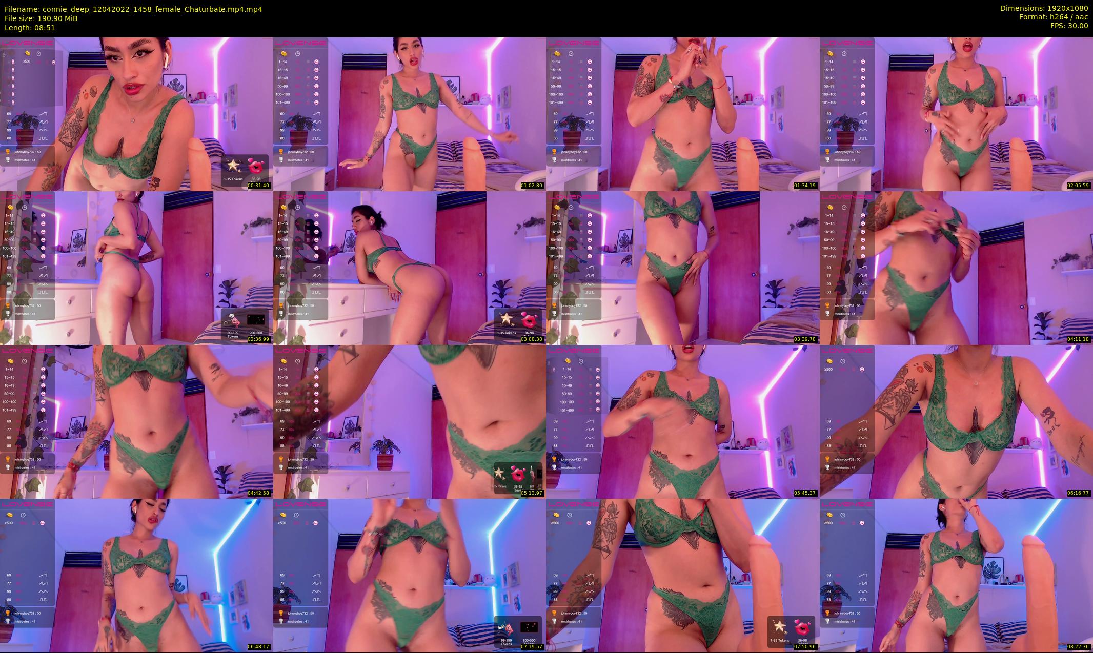 connie_deep — 9 minute Chaturbate female cam show recording, 1080p, Apr 12, 2022