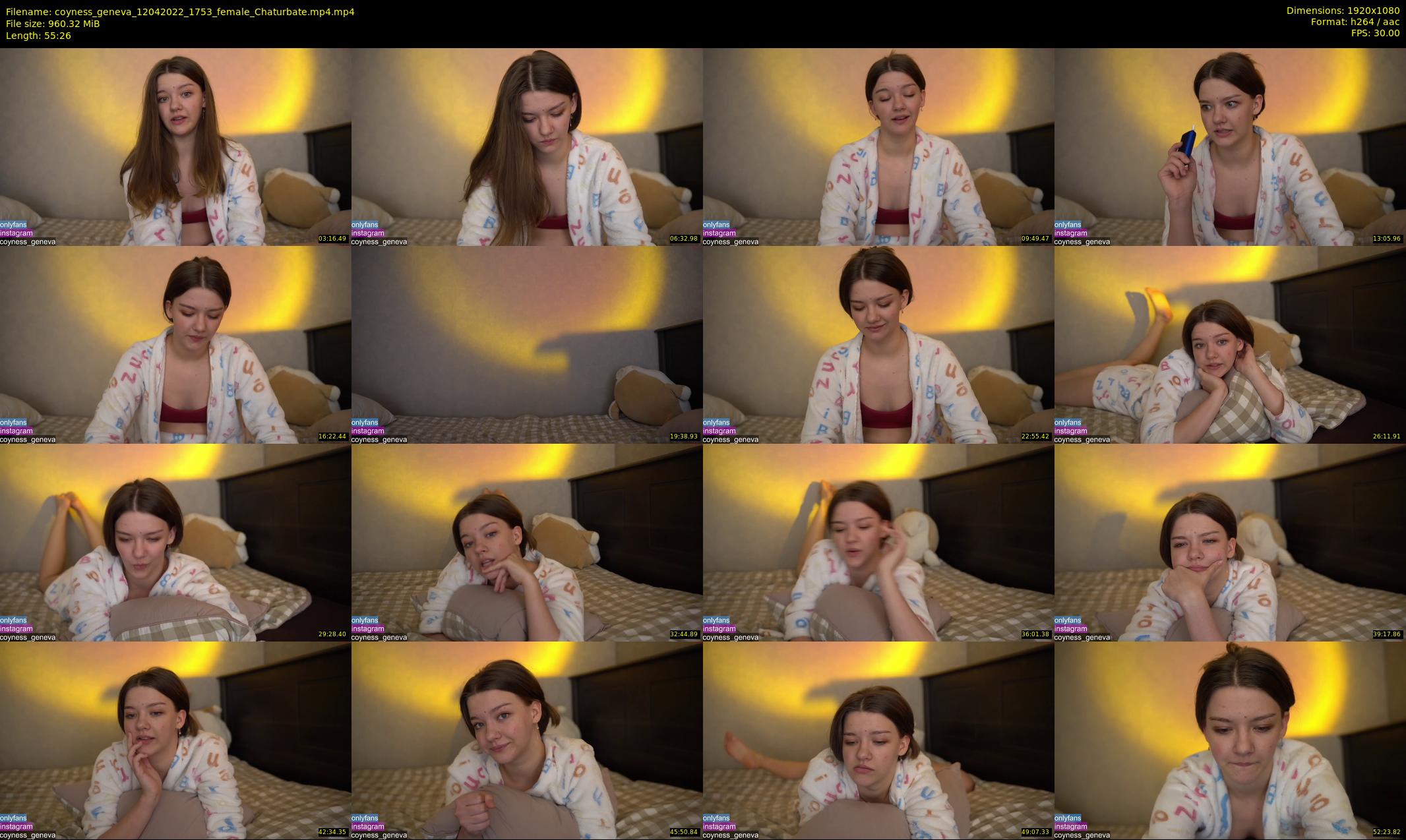 coyness_geneva — 56 minute Chaturbate female cam show recording, 1080p, Apr 12, 2022