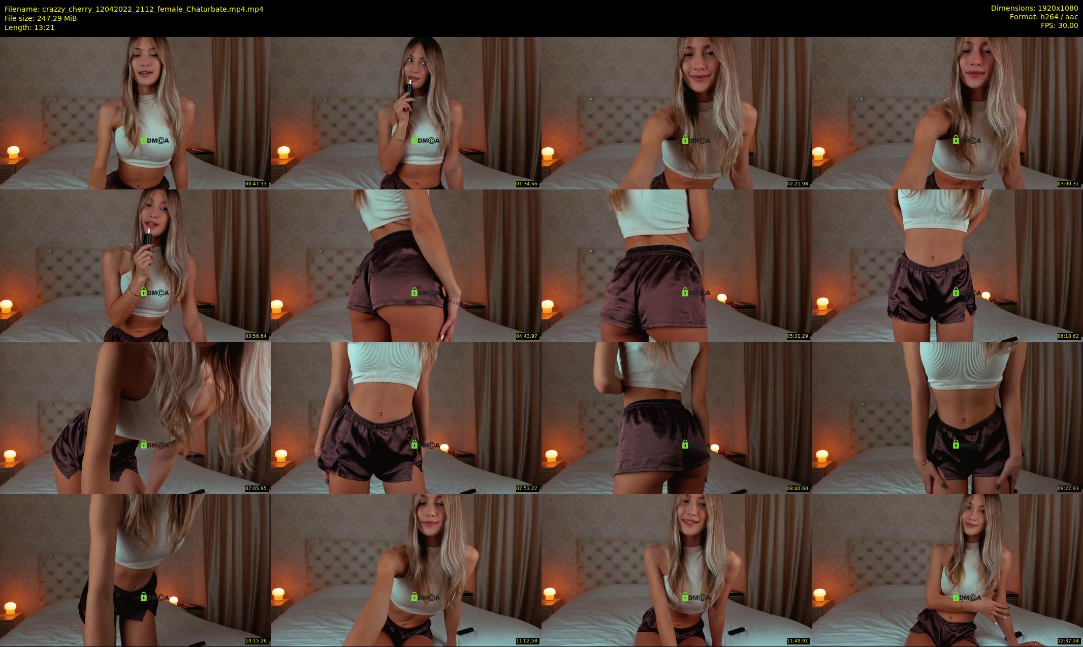 crazzy_cherry — 14 minute Chaturbate female cam show recording, 1080p, Apr 12, 2022