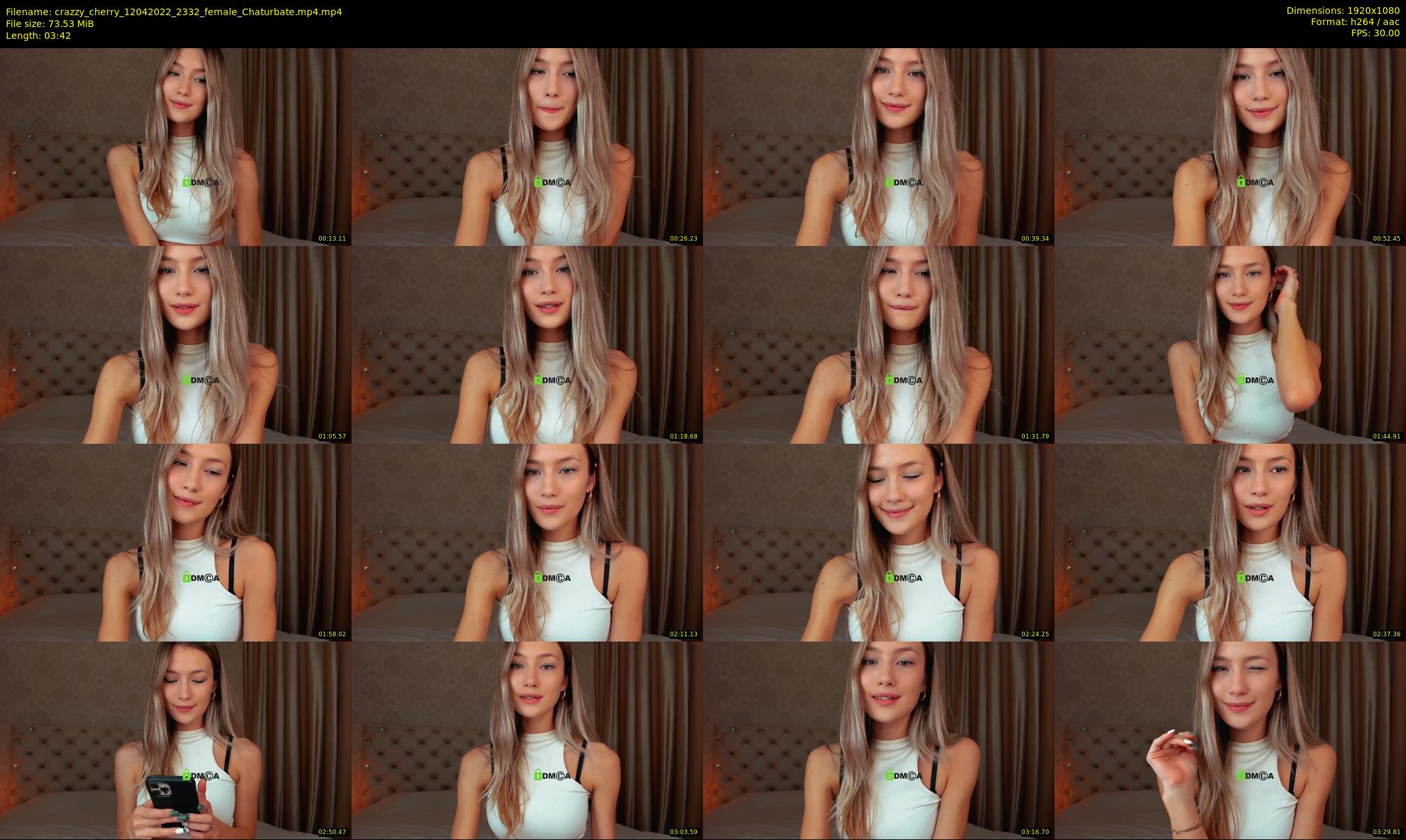 crazzy_cherry — 4 minute Chaturbate female cam show recording, 1080p, Apr 12, 2022
