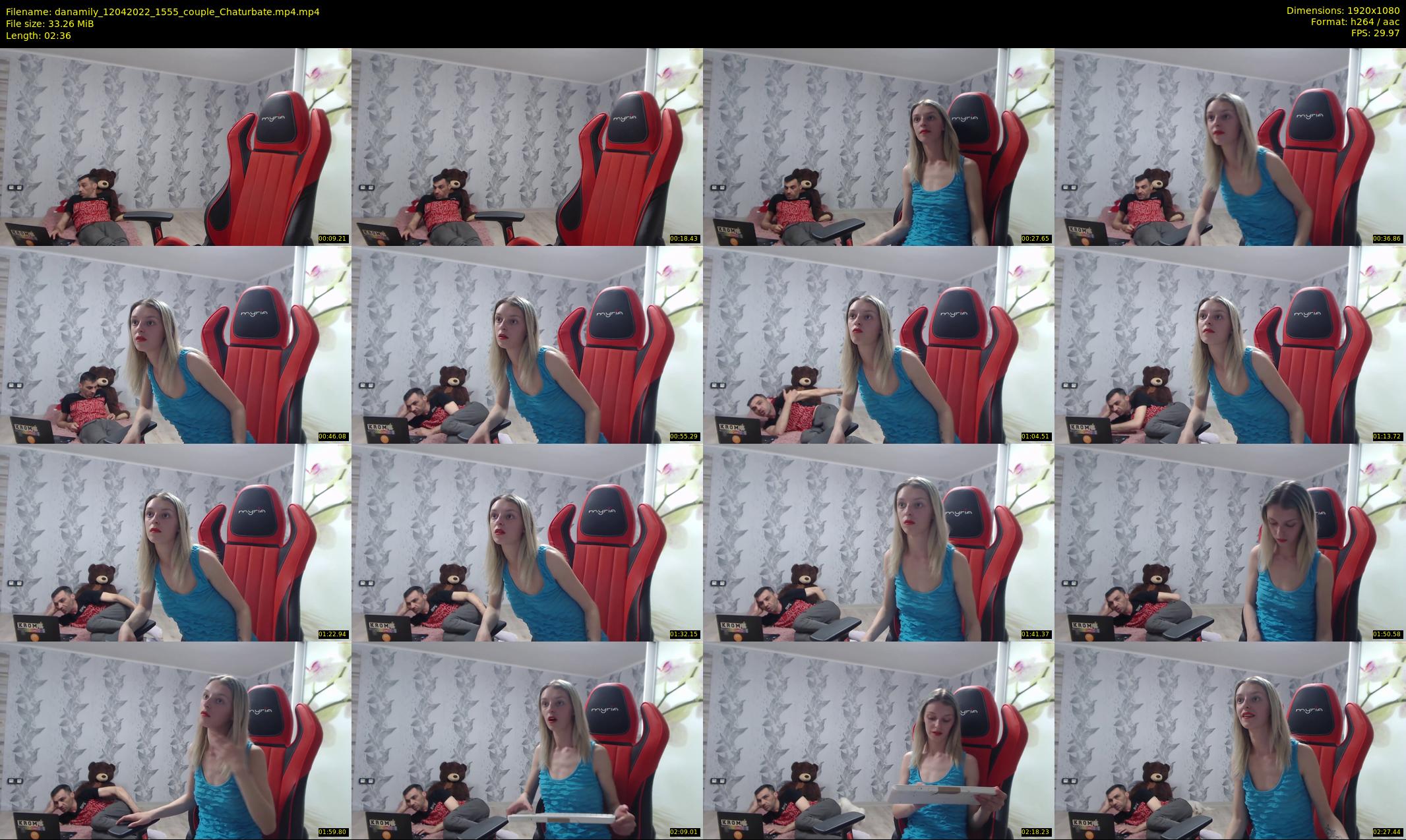 danamily — 3 minute Chaturbate female cam show recording, 1080p, Apr 12, 2022