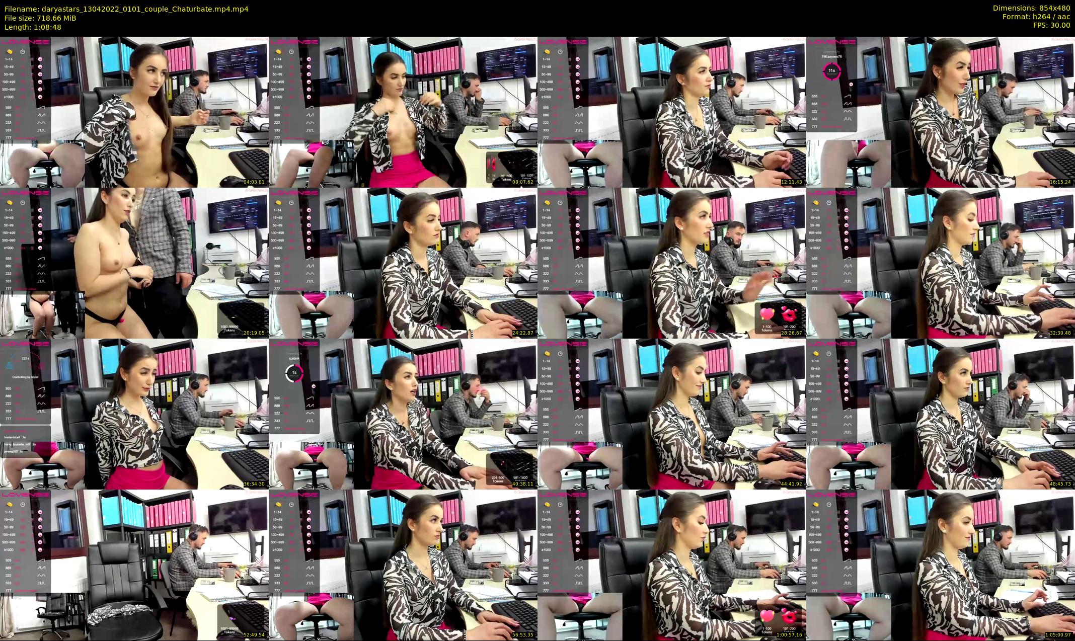 daryastars — 69 minute Chaturbate couple cam show recording, 480p, Apr 13, 2022