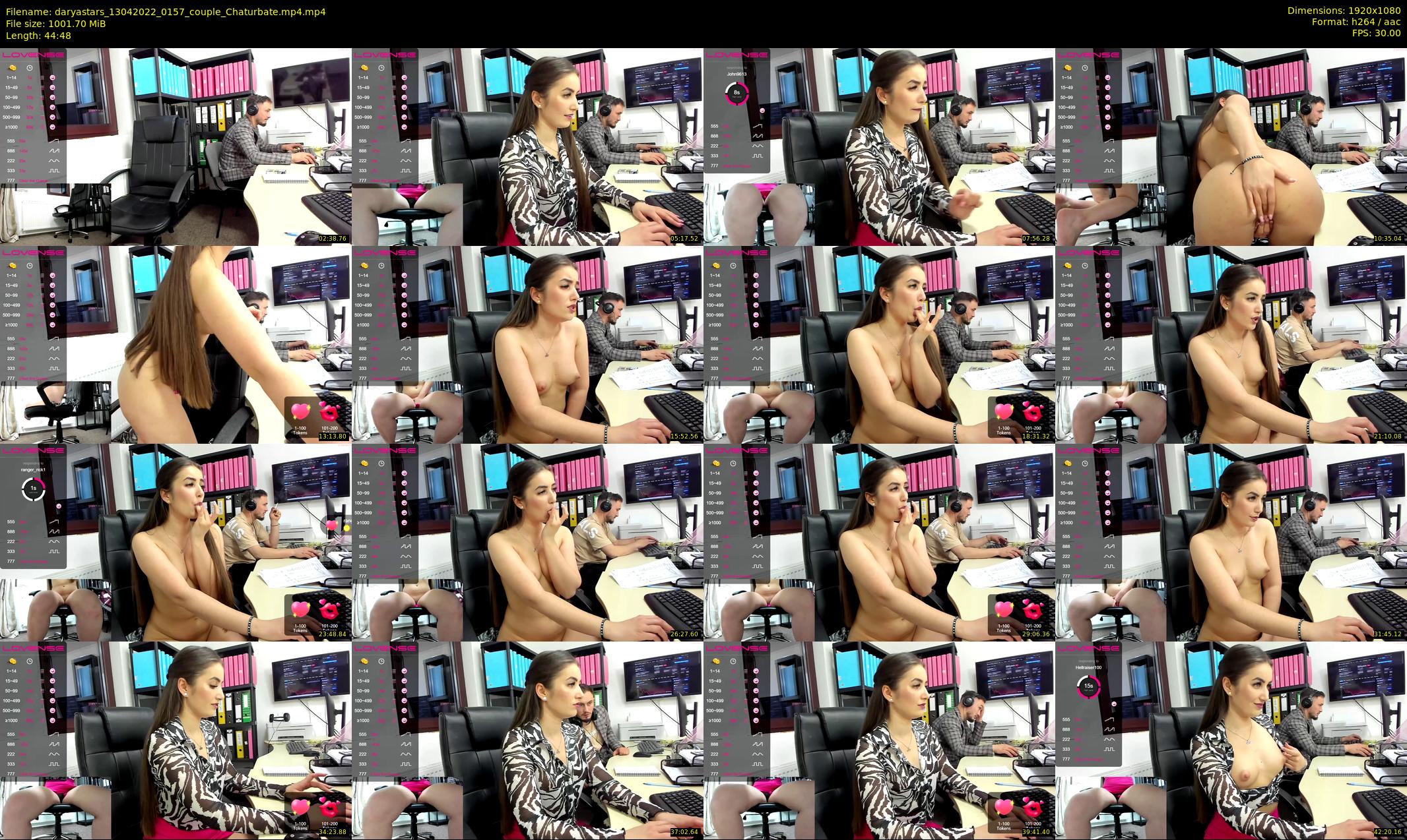 daryastars — 45 minute Chaturbate couple cam show recording, 1080p, Apr 13, 2022