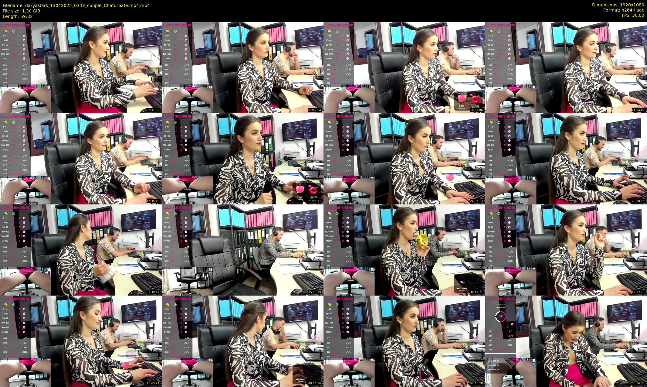 daryastars — 60 minute Chaturbate couple cam show recording, 1080p, Apr 13, 2022