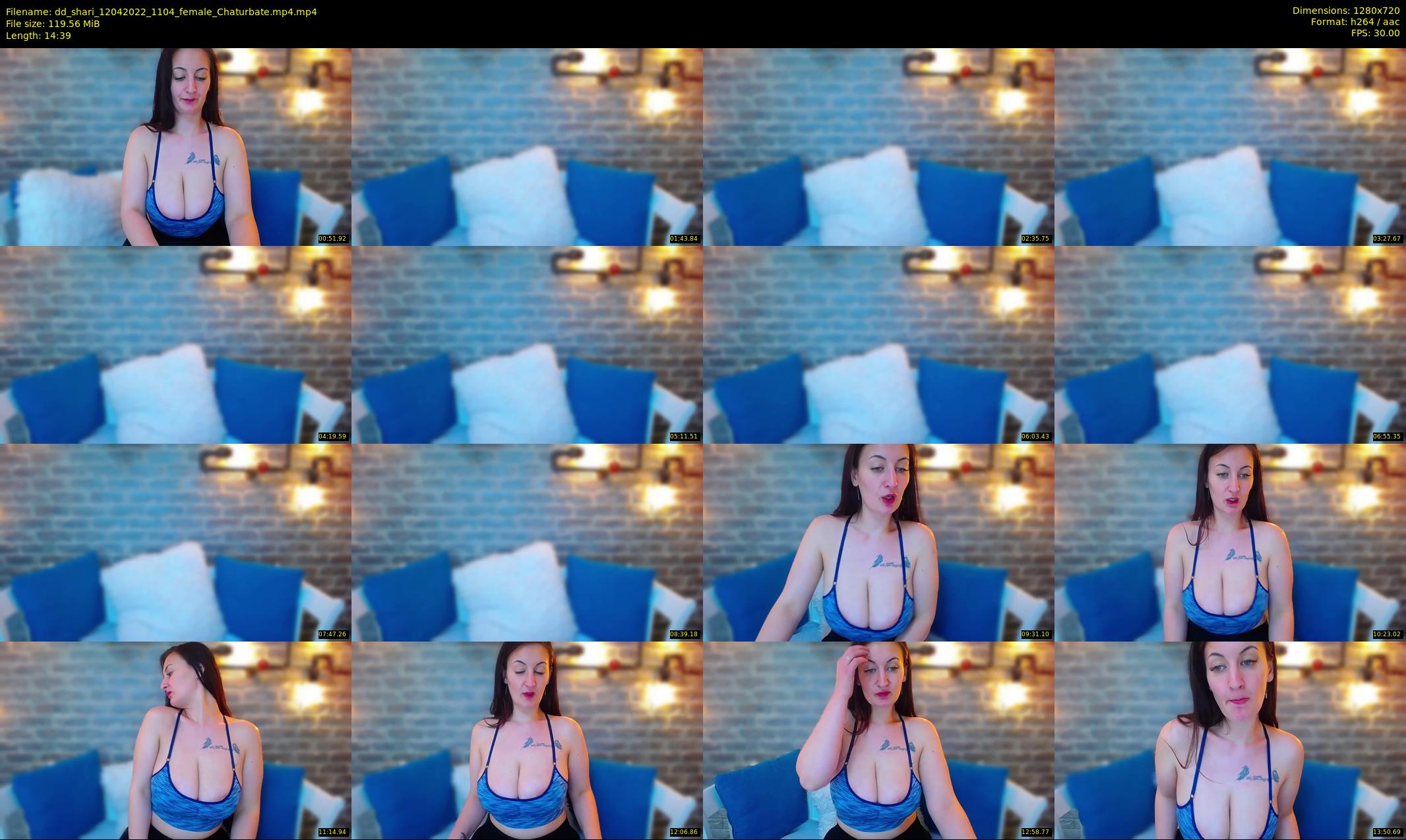 dd_shari — 15 minute Chaturbate female cam show recording, 720p, Apr 12, 2022