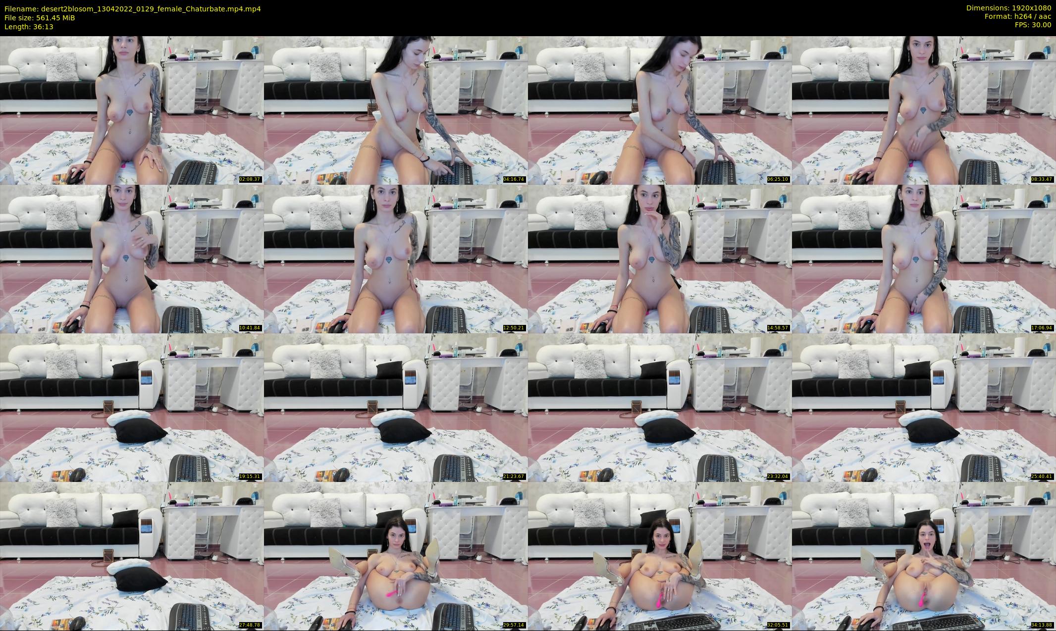 desert2blosom — 37 minute Chaturbate female cam show recording, 1080p, Apr 13, 2022