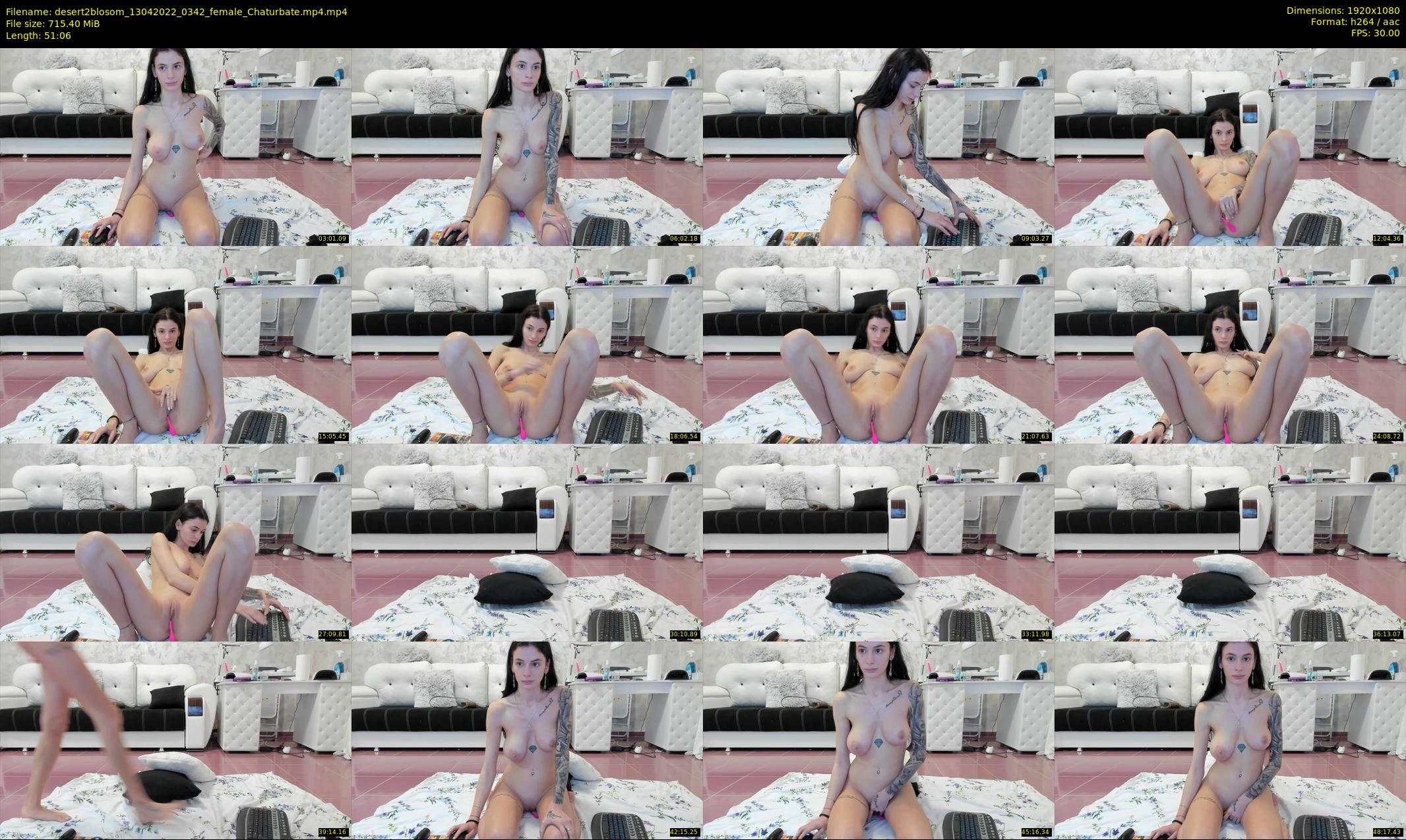 desert2blosom — 52 minute Chaturbate female cam show recording, 1080p, Apr 13, 2022