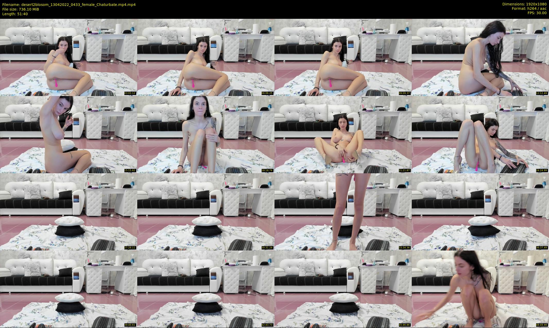 desert2blosom — 52 minute Chaturbate female cam show recording, 1080p, Apr 13, 2022