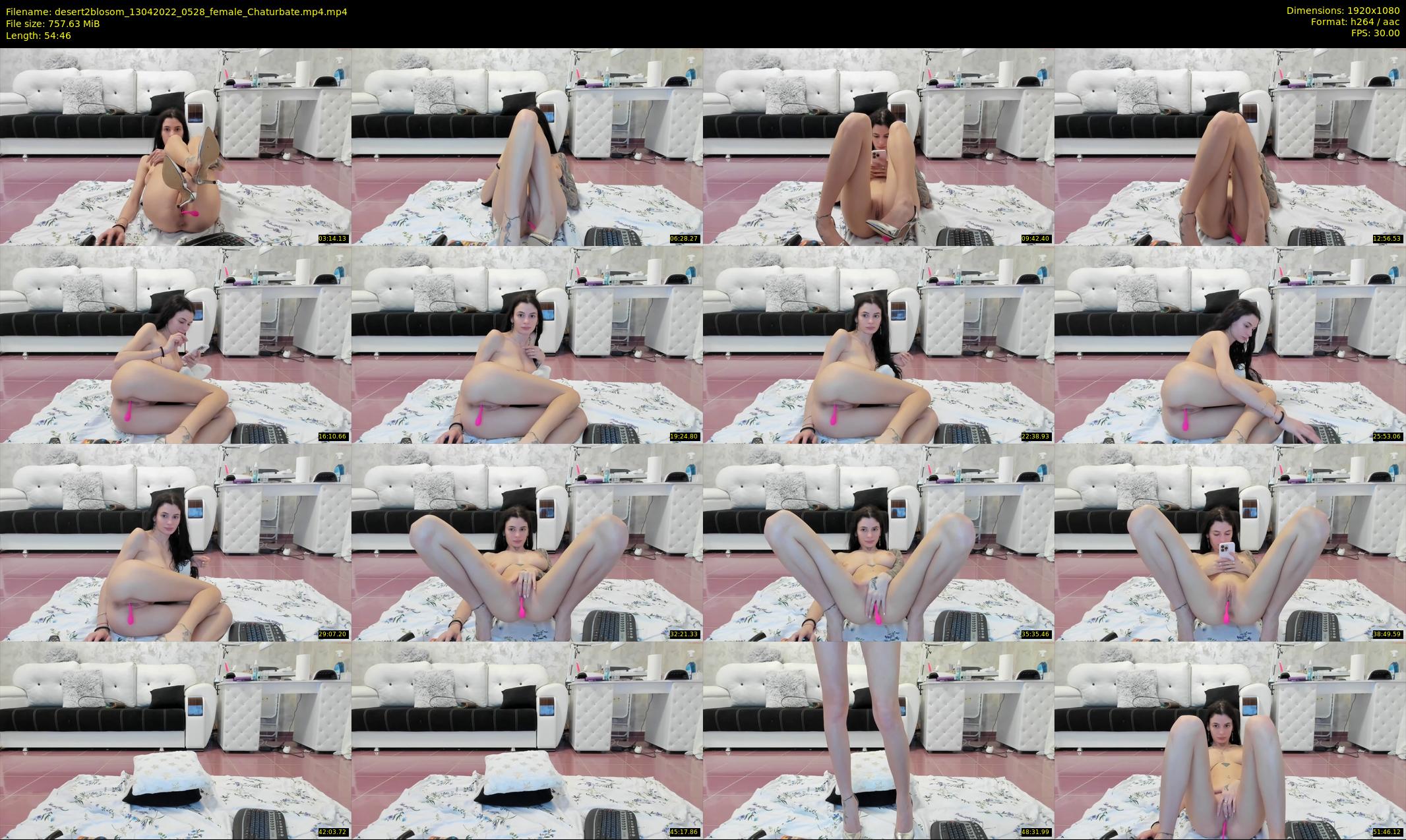 desert2blosom — 55 minute Chaturbate female cam show recording, 1080p, Apr 13, 2022
