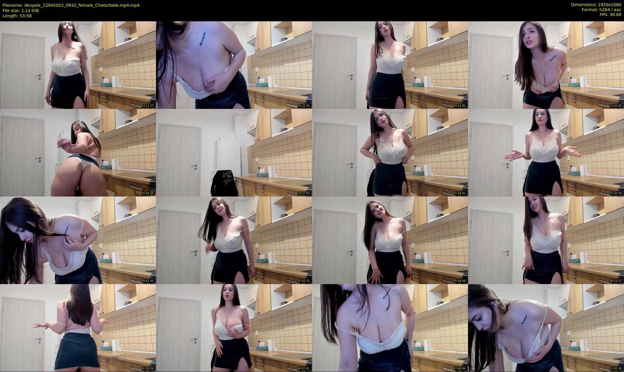 devyale — 54 minute Chaturbate female cam show recording, 1080p, Apr 12, 2022