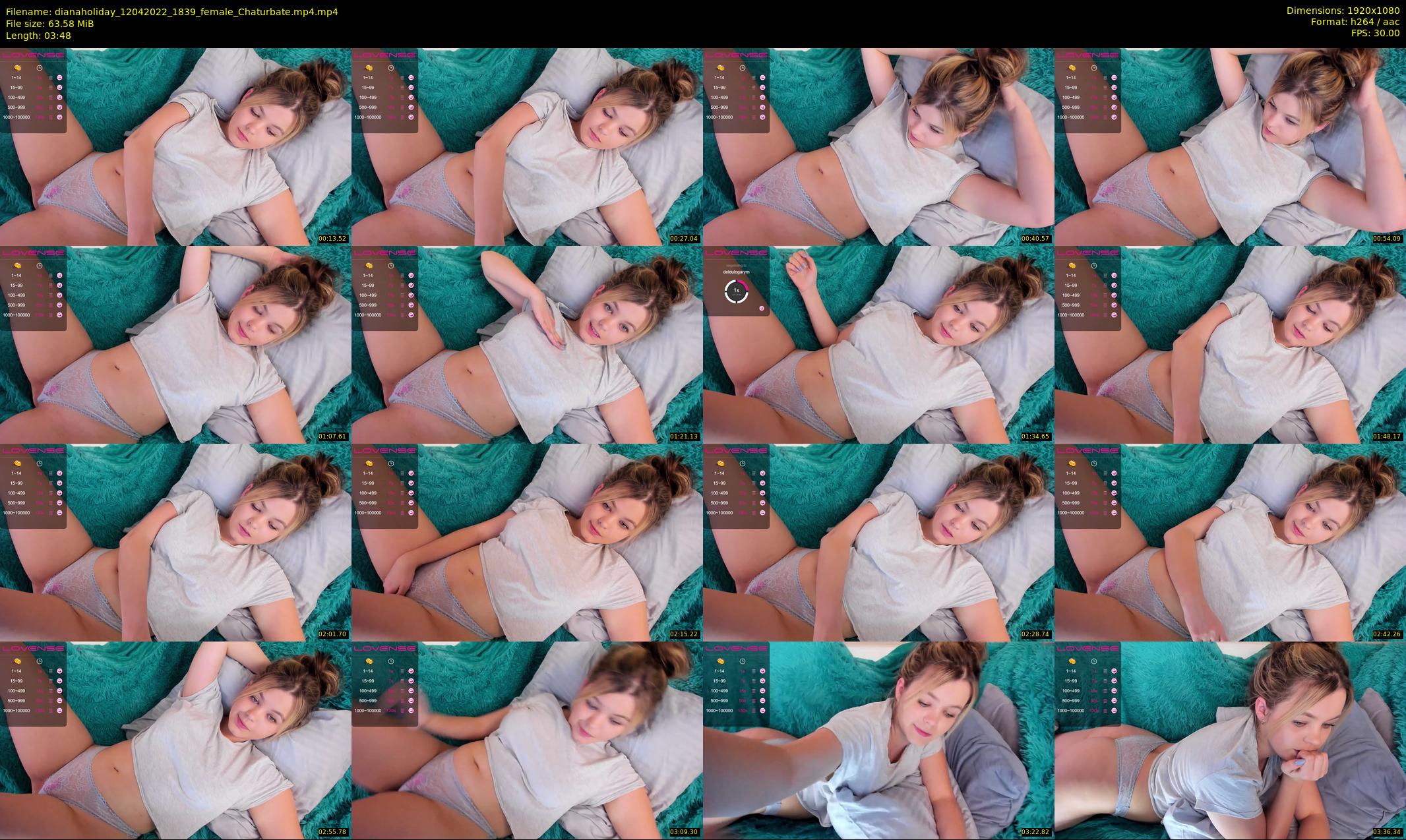 dianaholiday — 4 minute Chaturbate female cam show recording, 1080p, Apr 12, 2022