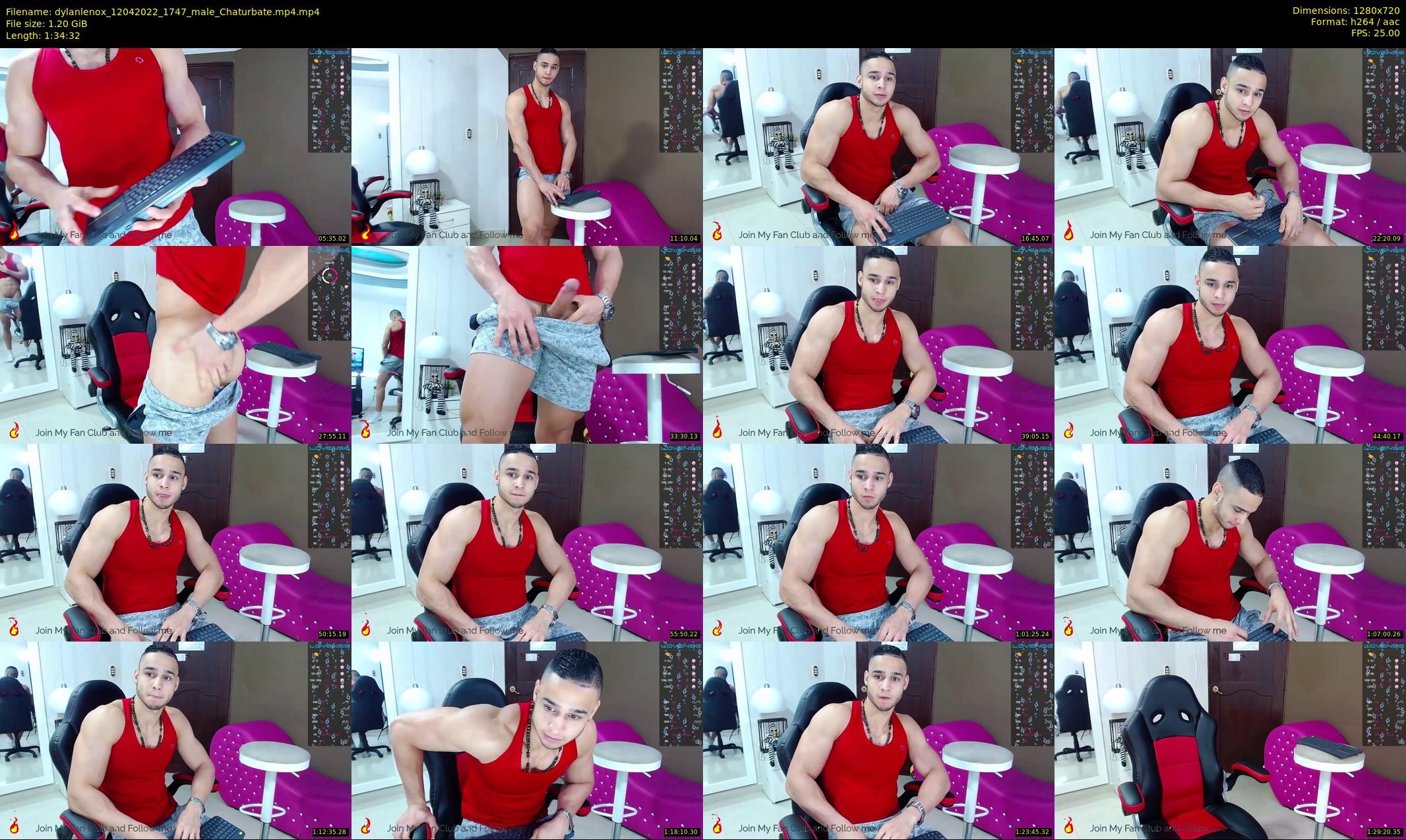 dylanlenox — 95 minute Chaturbate male cam show recording, 720p, Apr 12, 2022