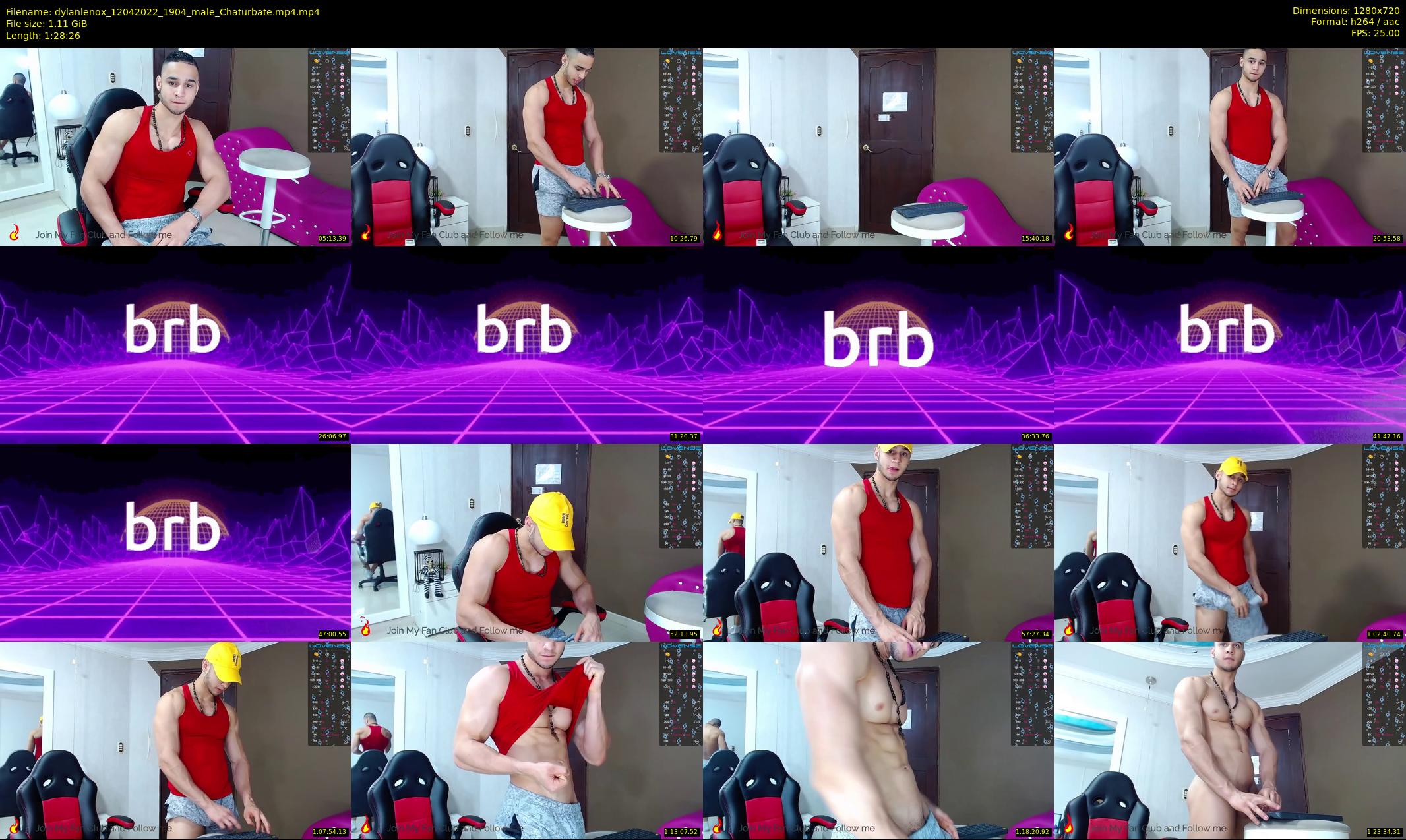 dylanlenox — 89 minute Chaturbate male cam show recording, 720p, Apr 12, 2022