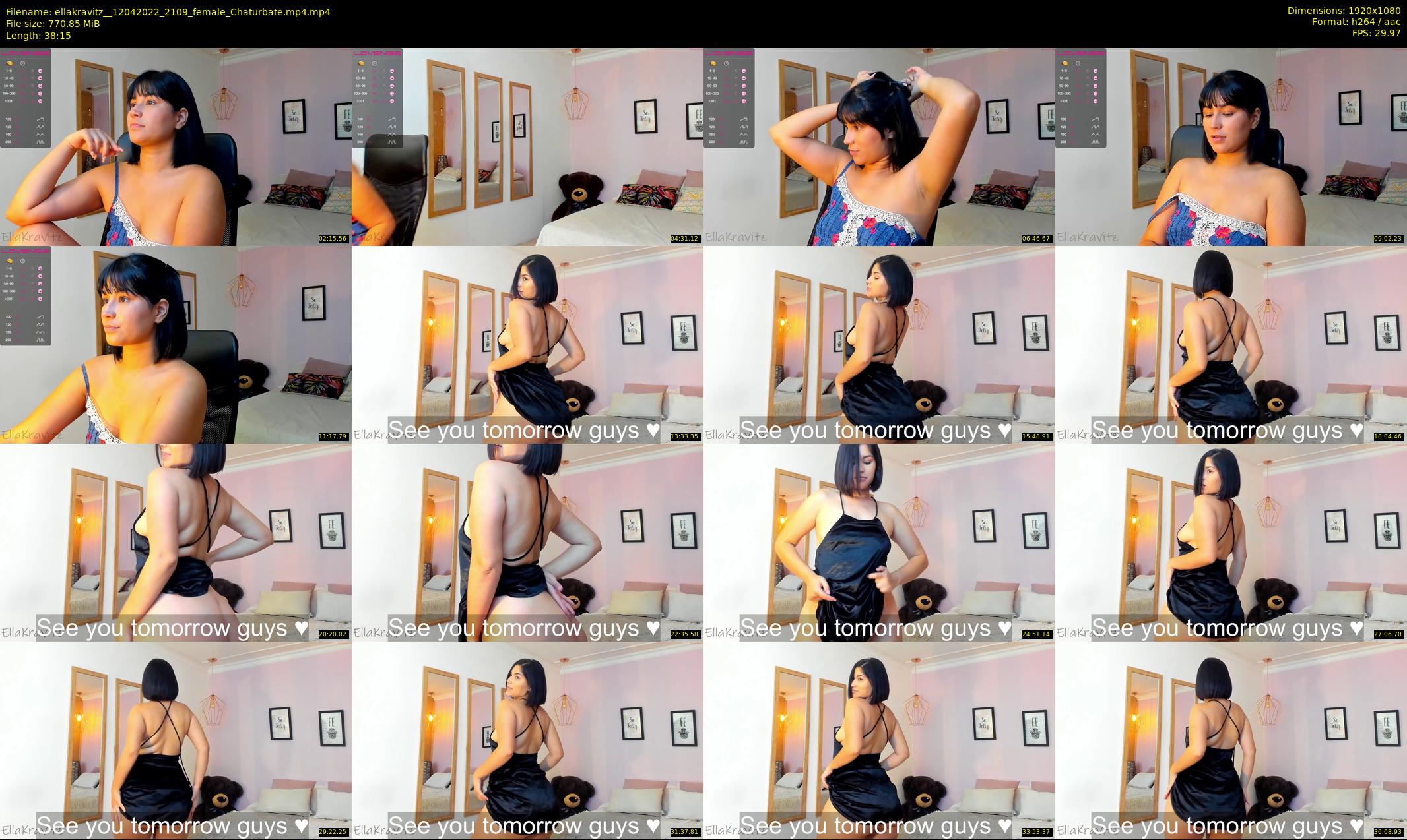 ellakravitz_ — 39 minute Chaturbate female cam show recording, 1080p, Apr 12, 2022