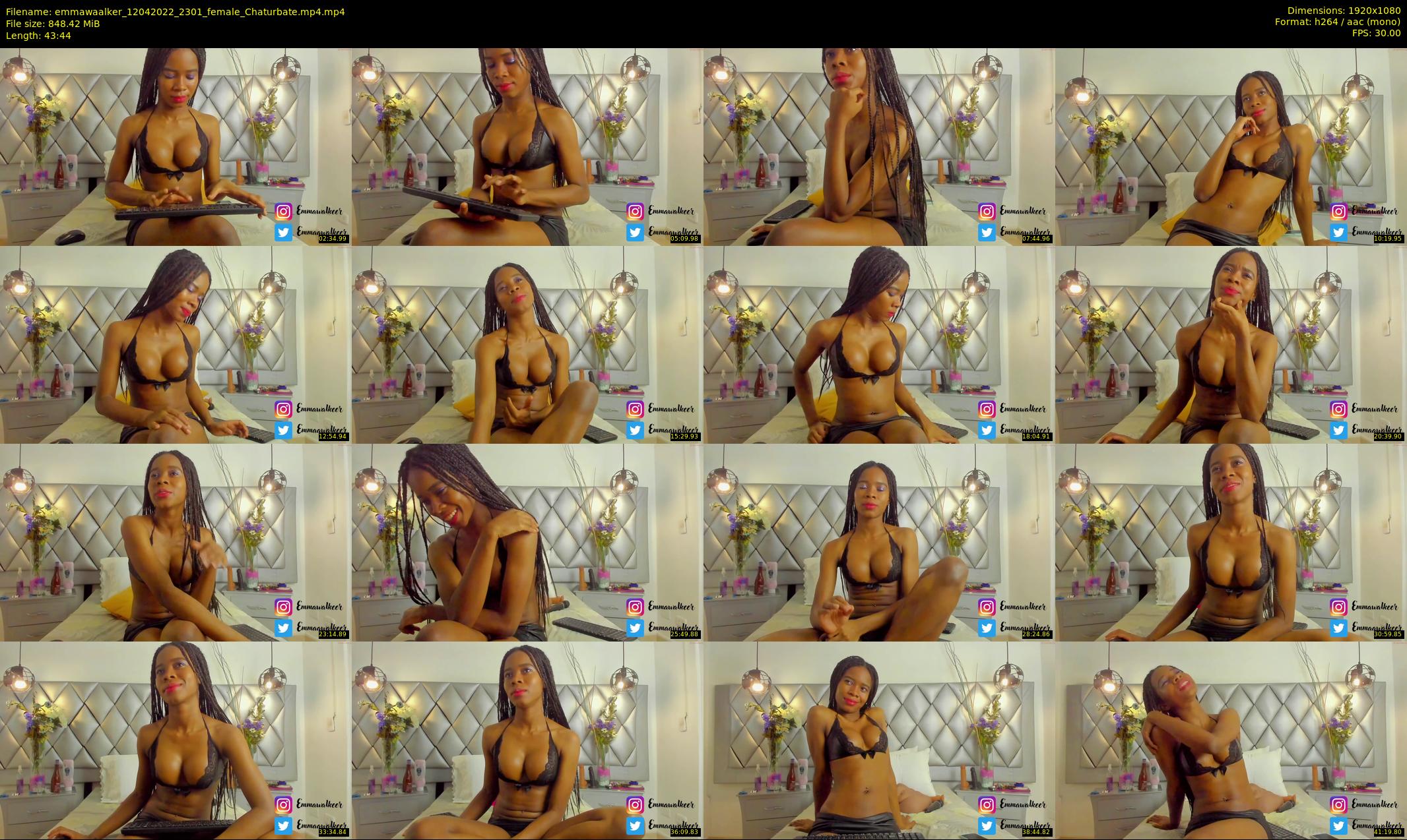 emmawaalker — 44 minute Chaturbate female cam show recording, 1080p, Apr 12, 2022