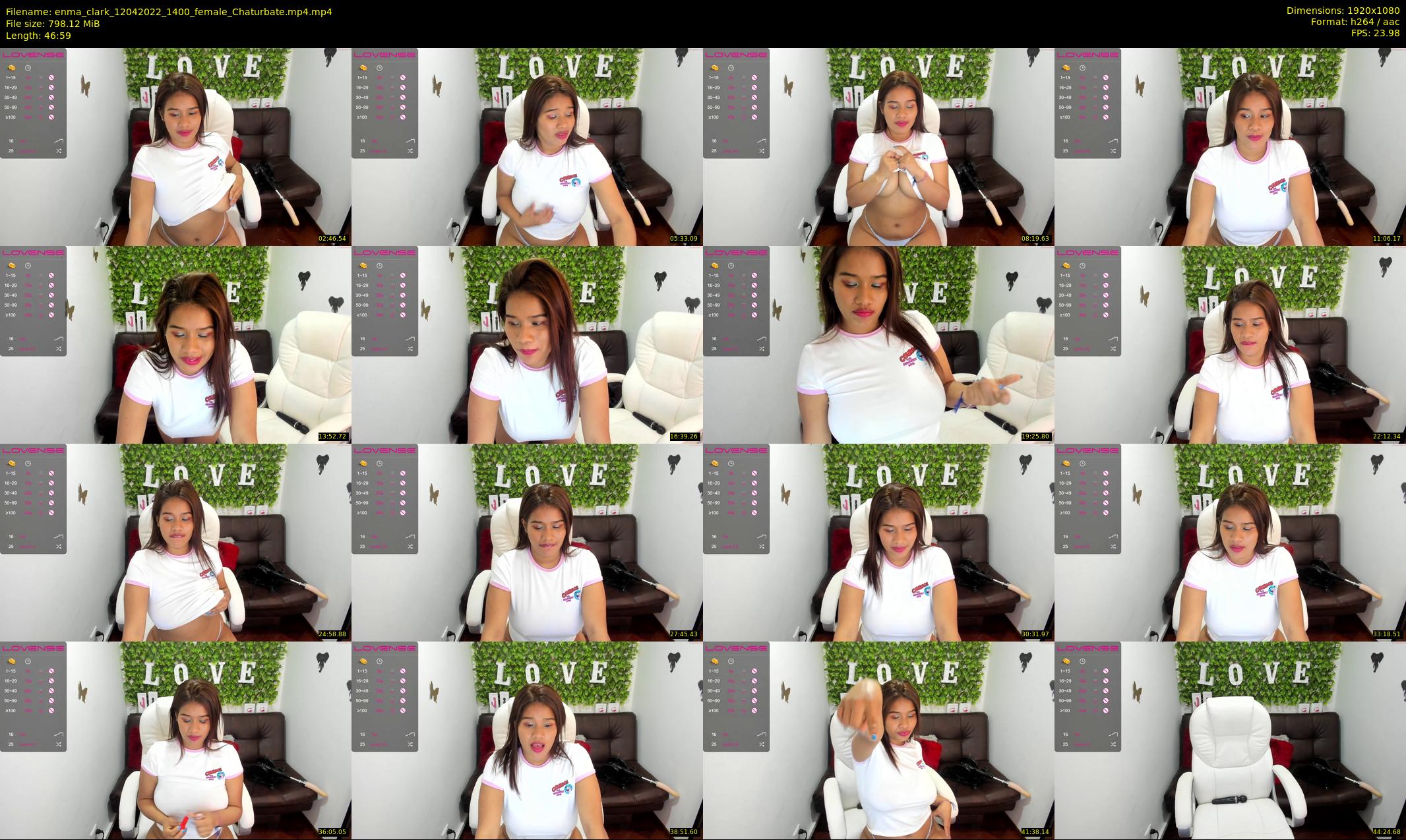 enma_clark — 47 minute Chaturbate female cam show recording, 1080p, Apr 12, 2022
