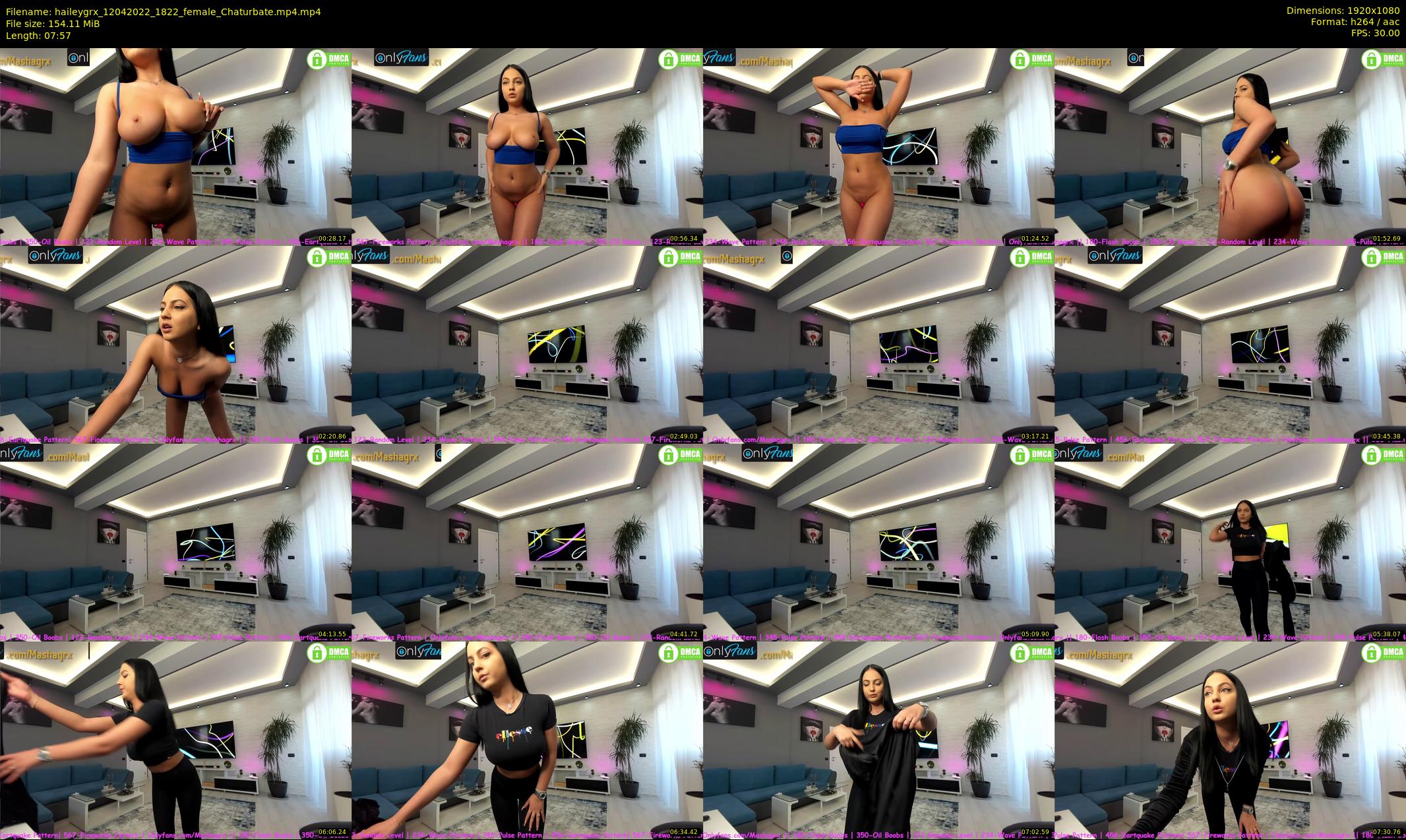 haileygrx — 8 minute Chaturbate female cam show recording, 1080p, Apr 12, 2022
