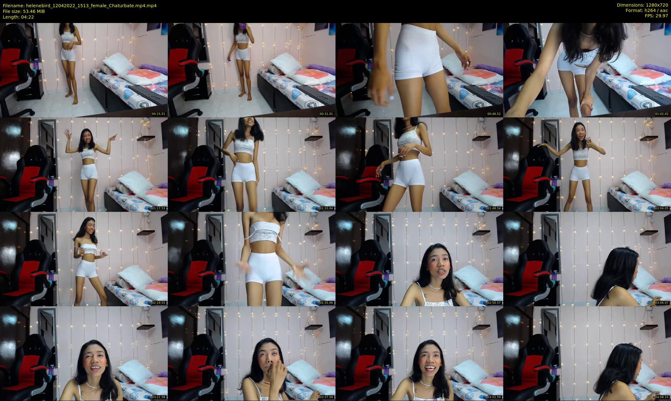 helenebird — 5 minute Chaturbate female cam show recording, 720p, Apr 12, 2022