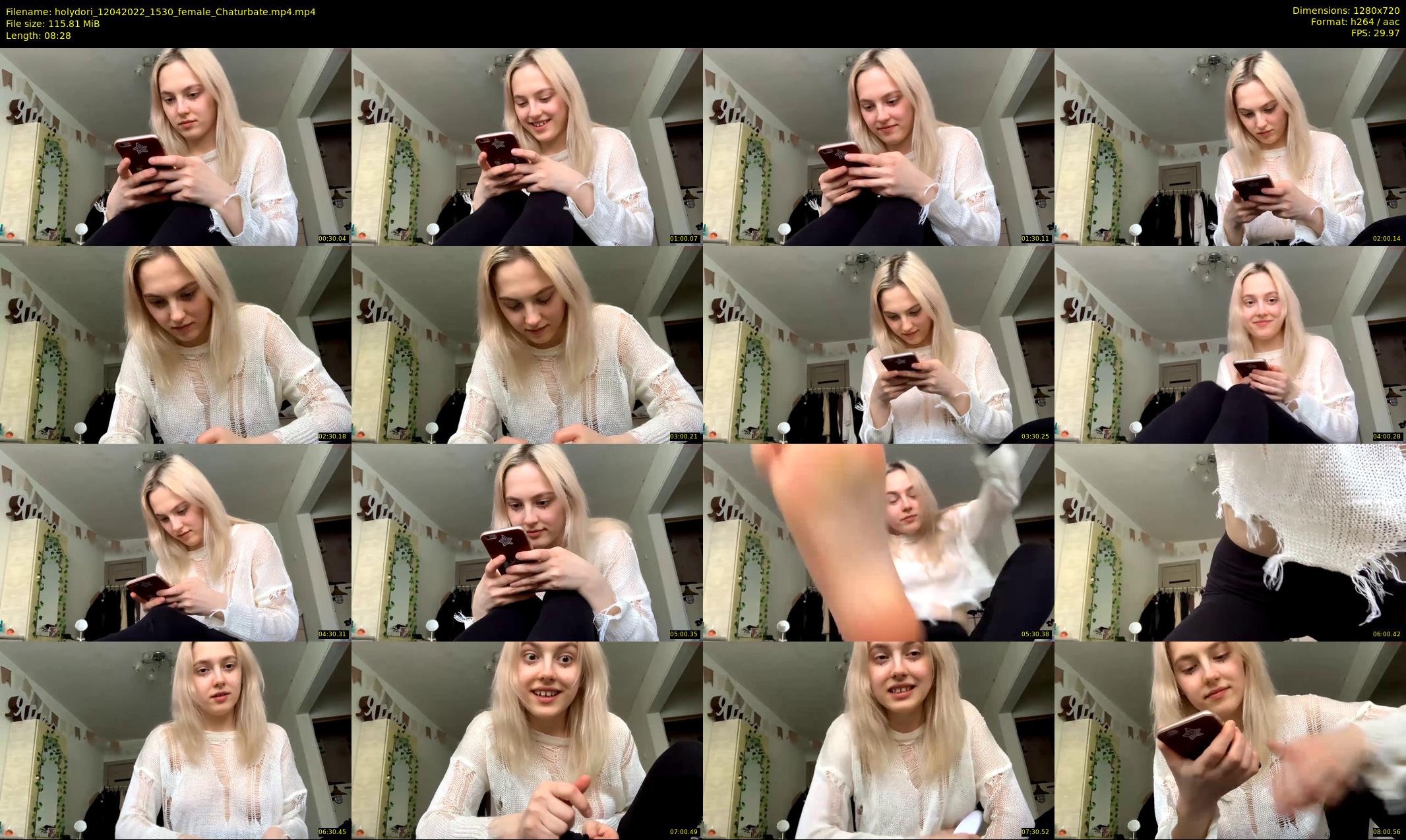 holydori — 9 minute Chaturbate female cam show recording, 720p, Apr 12, 2022