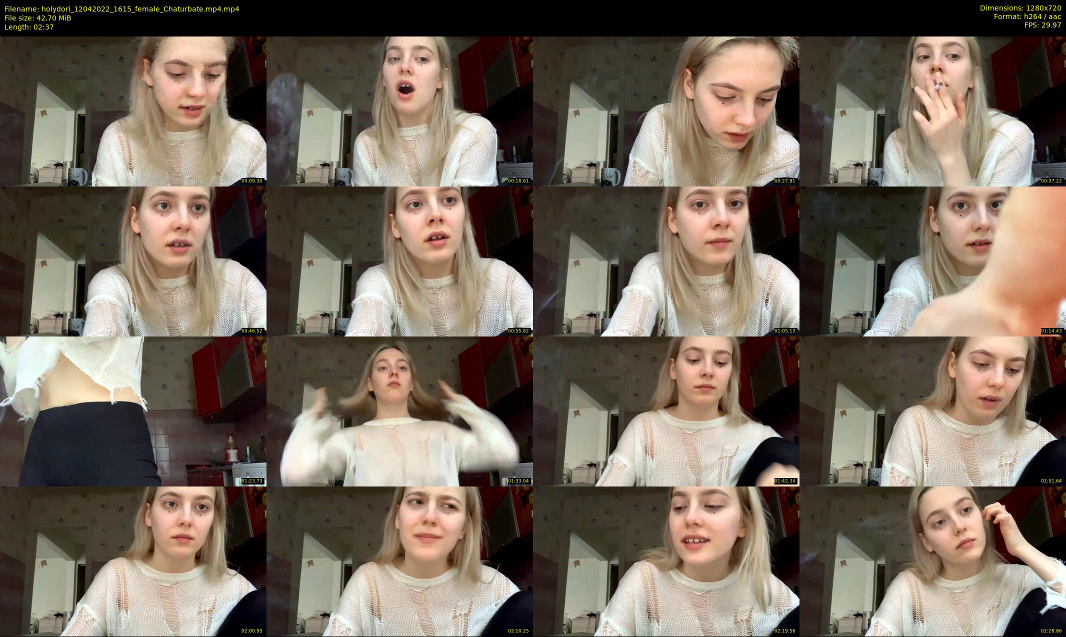 holydori — 3 minute Chaturbate female cam show recording, 720p, Apr 12, 2022