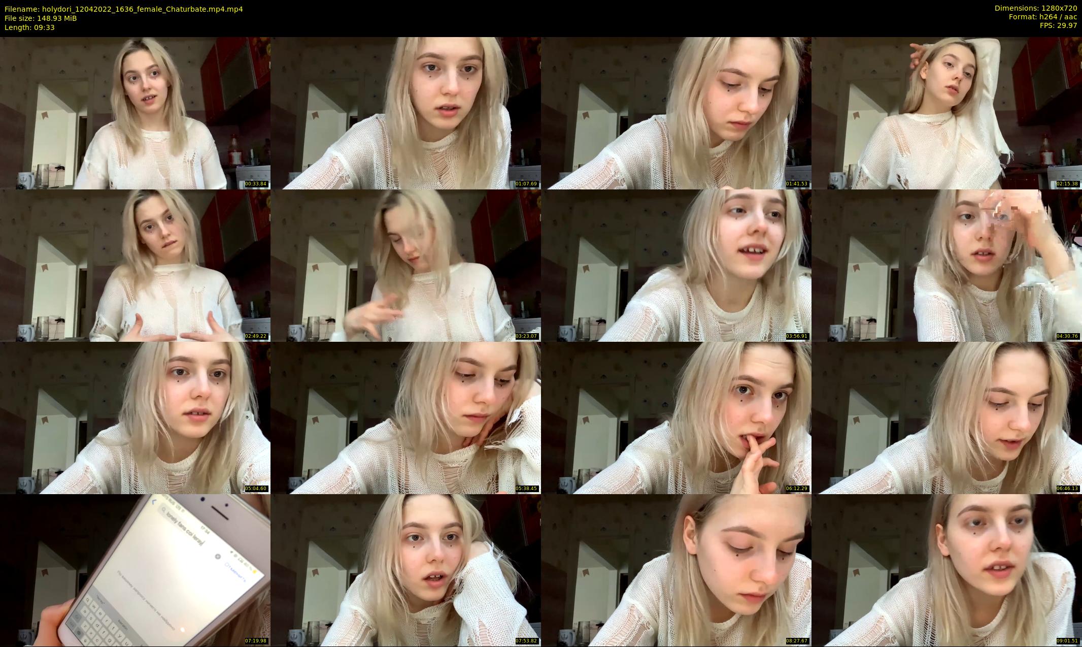 holydori — 10 minute Chaturbate female cam show recording, 720p, Apr 12, 2022