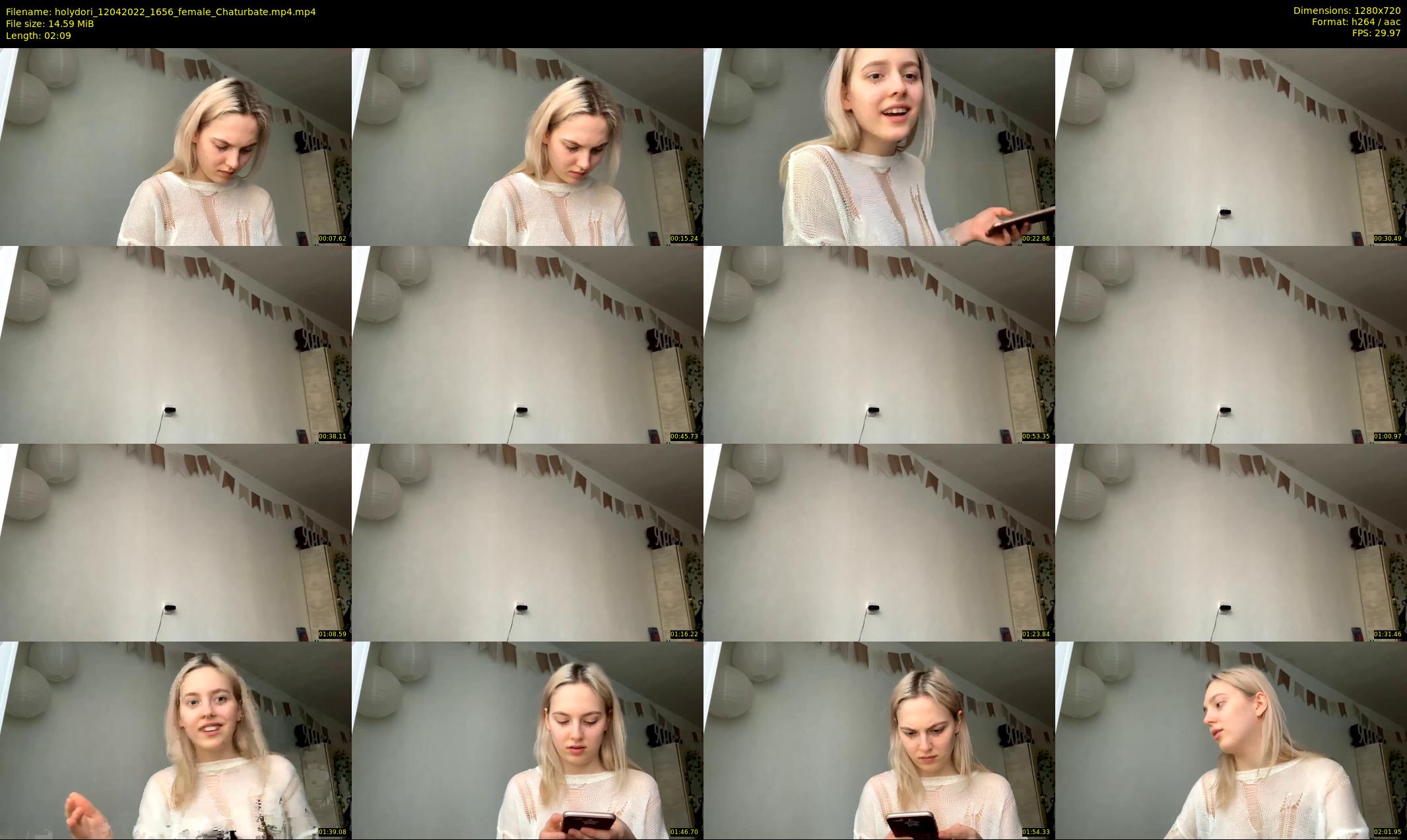 holydori — 3 minute Chaturbate female cam show recording, 720p, Apr 12, 2022