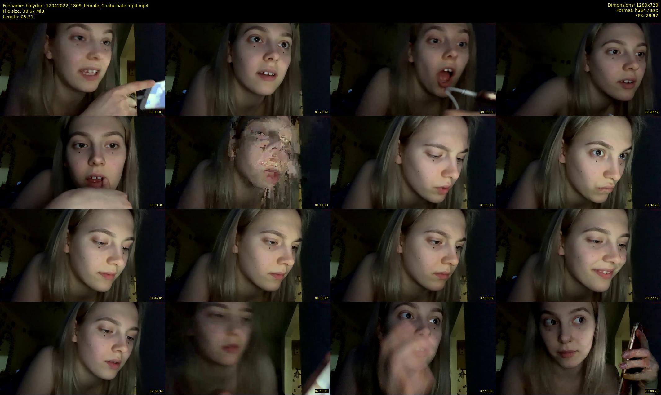 holydori — 4 minute Chaturbate female cam show recording, 720p, Apr 12, 2022