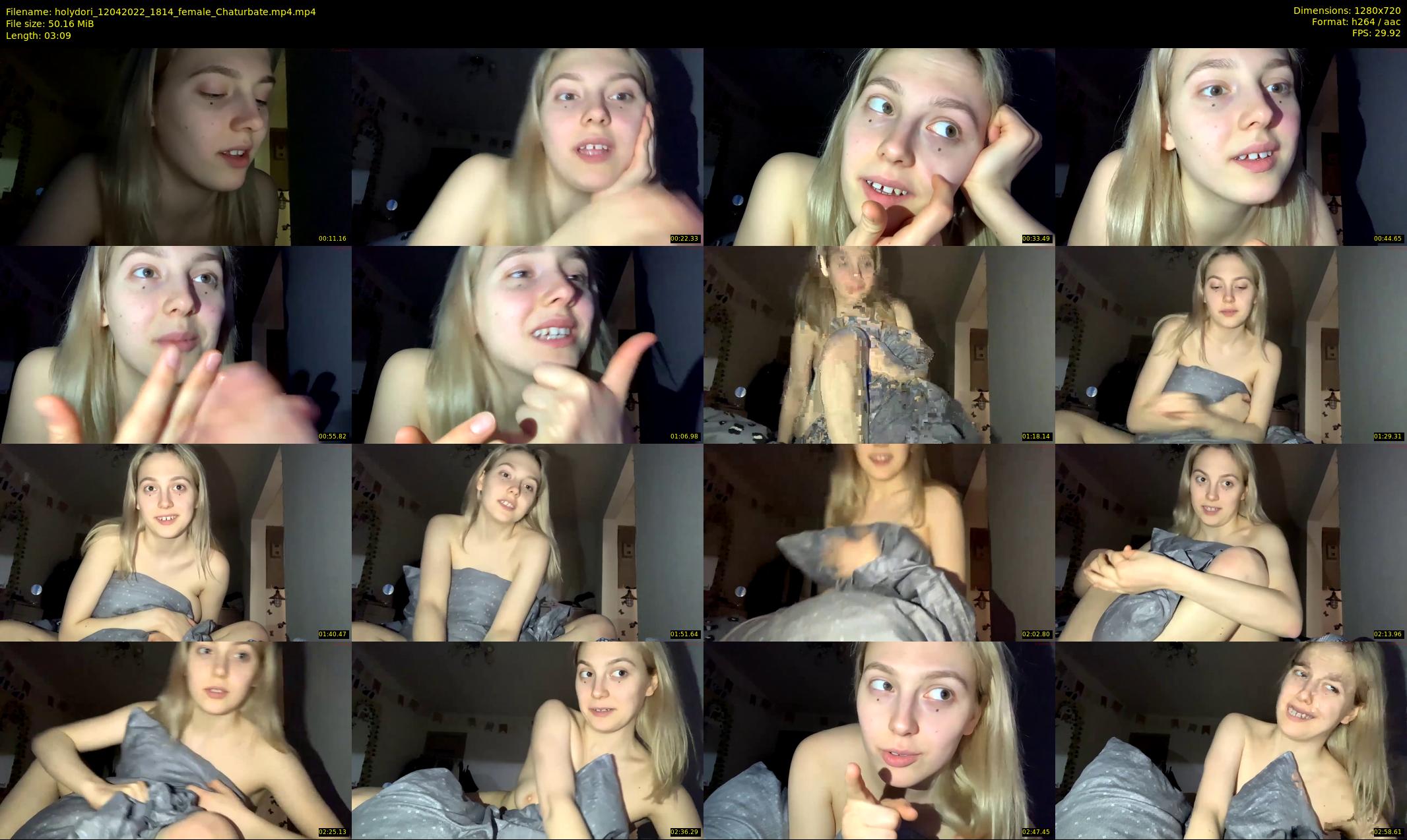 holydori — 4 minute Chaturbate female cam show recording, 720p, Apr 12, 2022