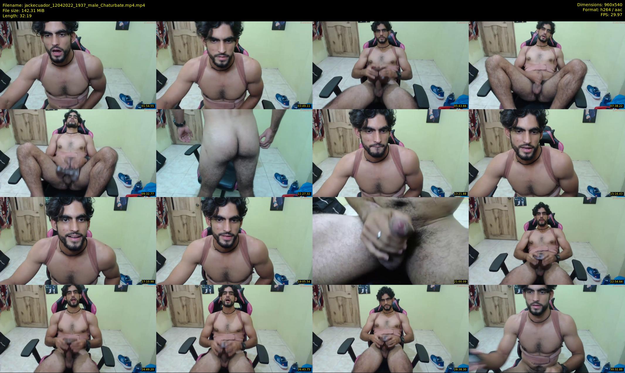 jackecuador — 33 minute Chaturbate male cam show recording, 480p, Apr 12, 2022
