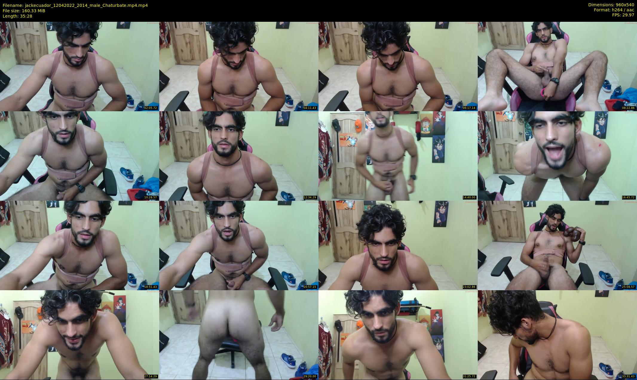jackecuador — 36 minute Chaturbate male cam show recording, 480p, Apr 12, 2022